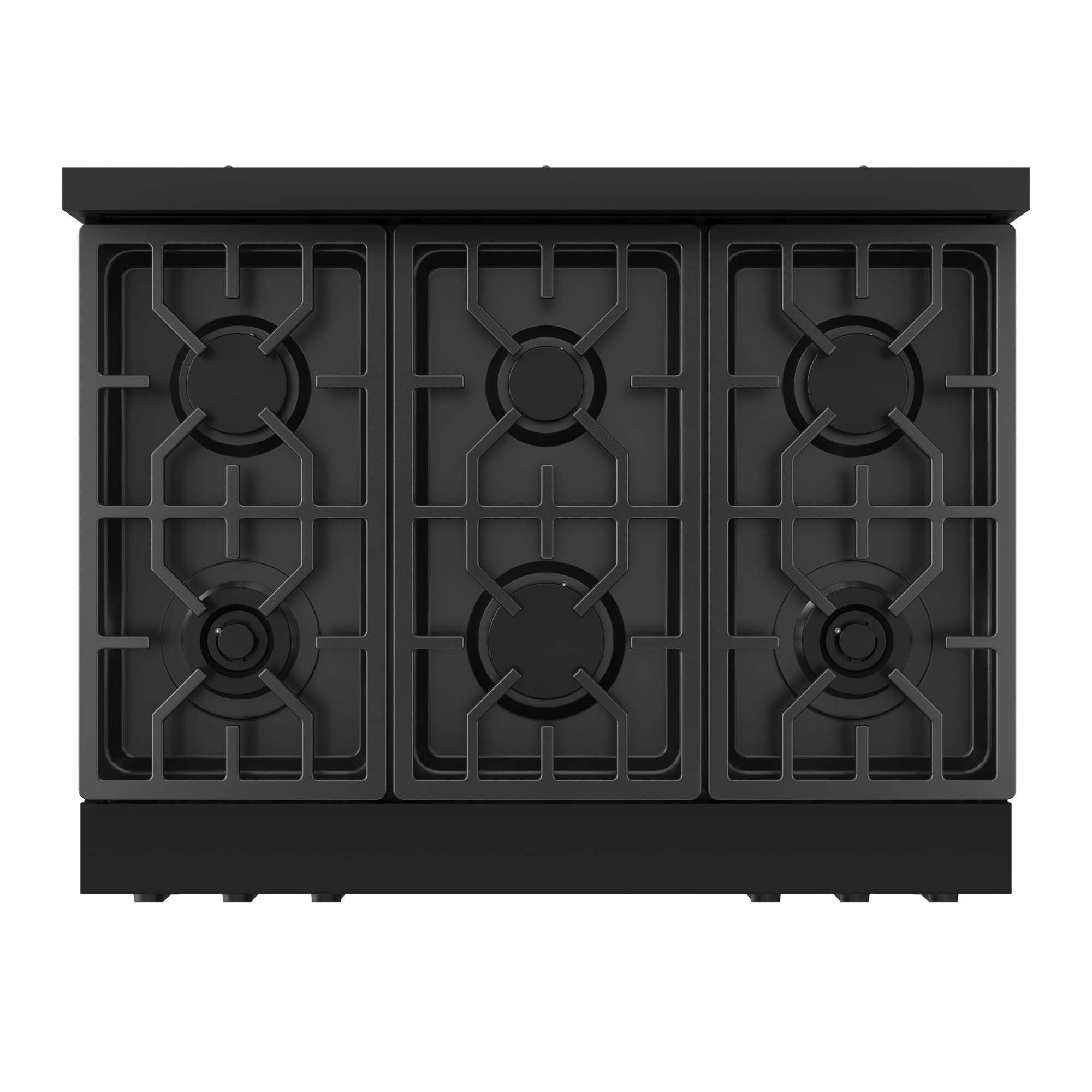 Thor Kitchen Gordon Ramsay Series 36-in 6 burners 6-cu ft Air Fry Convection Oven Freestanding Liquid Propane Gas Range ( Matte Black )