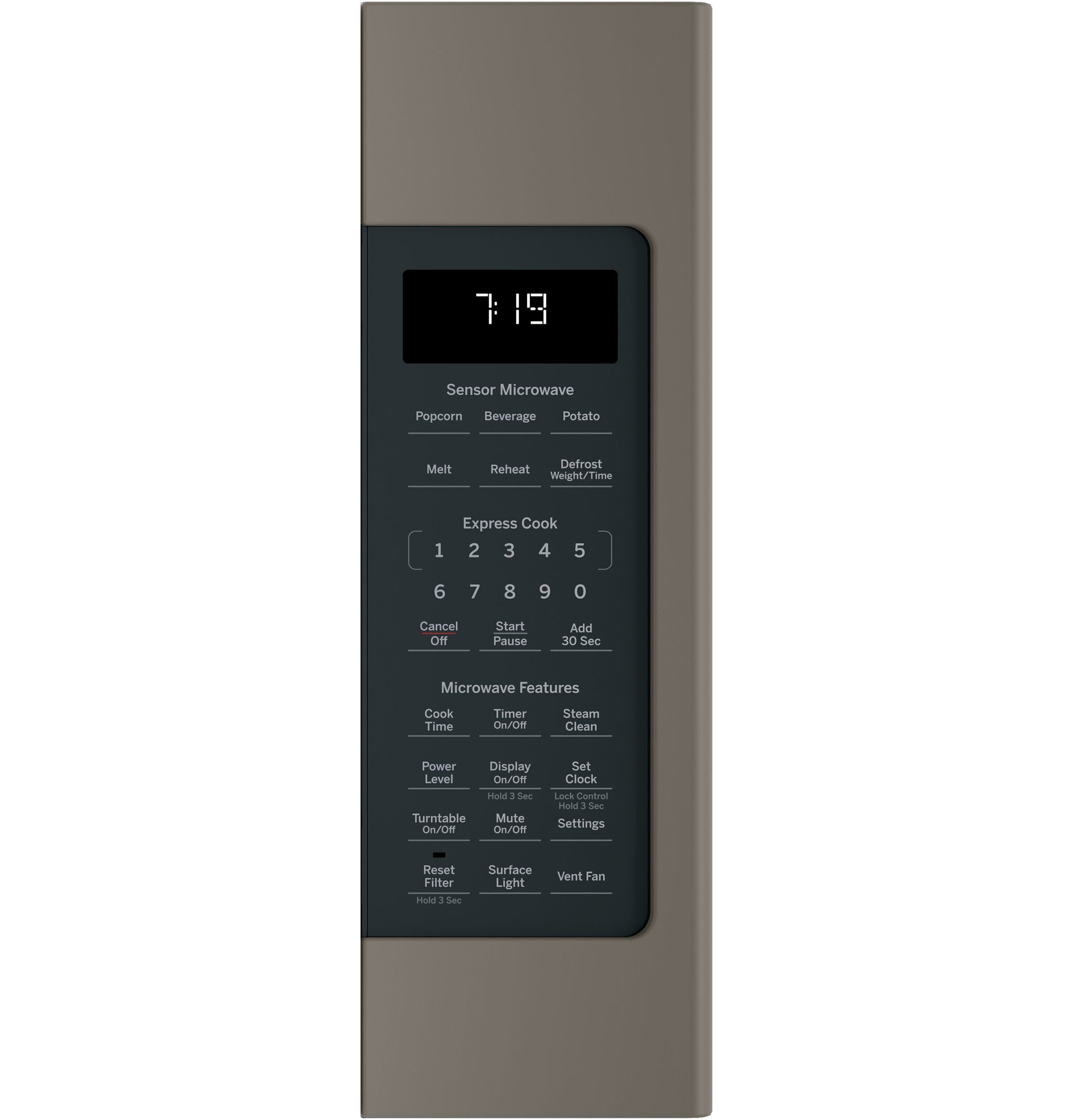 GE 1 9 cu ft Over the Range Microwave with Sensor Cooking Fingerprint Resistant Slate