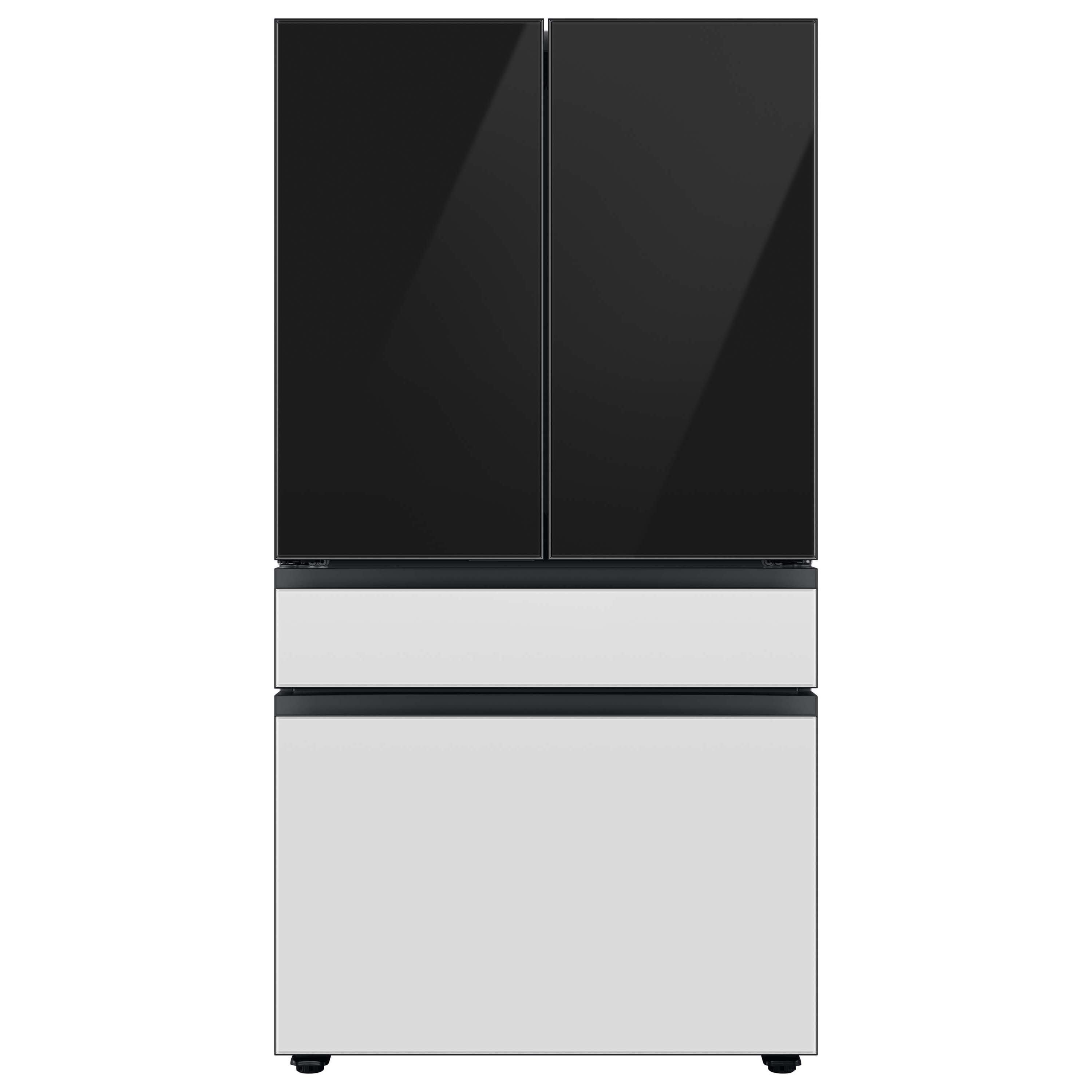Samsung Bespoke 4-door French Door Refrigerator Top Panel In Charcoal Glass