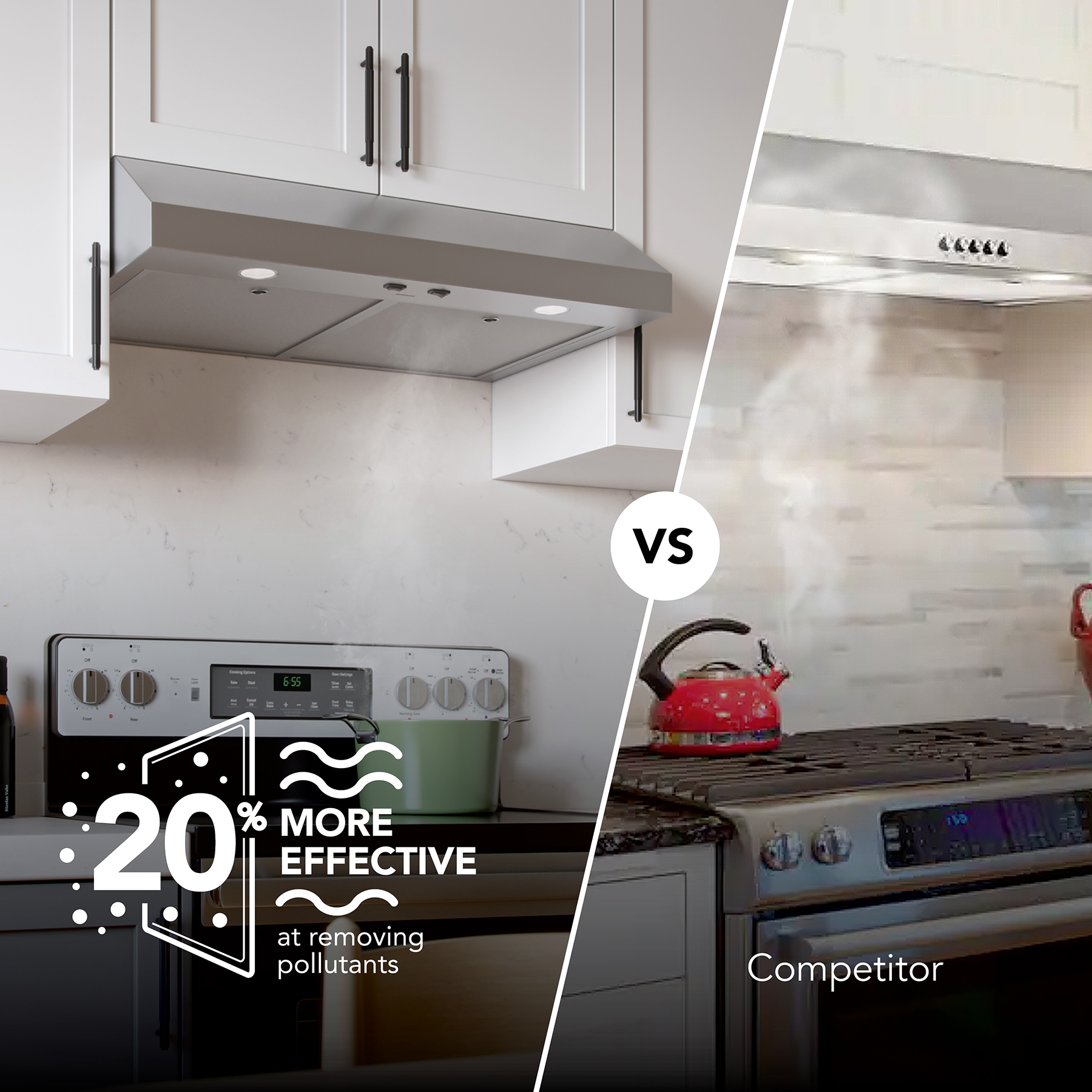 Broan 30 in 350 CFM Convertible Stainlesssteel Under Cabinet Range Hood