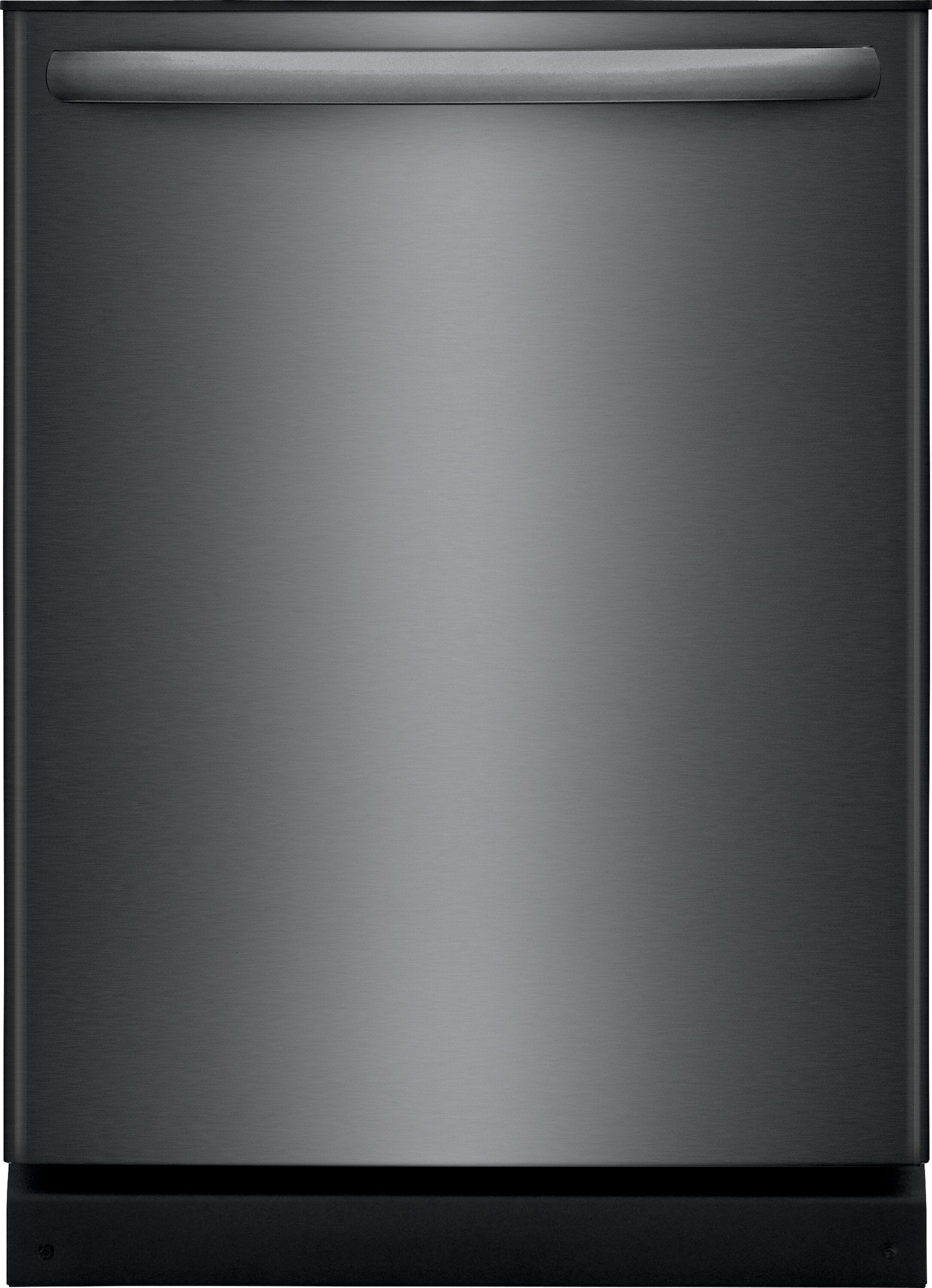 Frigidaire Top Control 24 in Built In Dishwasher Black Stainless Steel ENERGY STAR 52 dBA