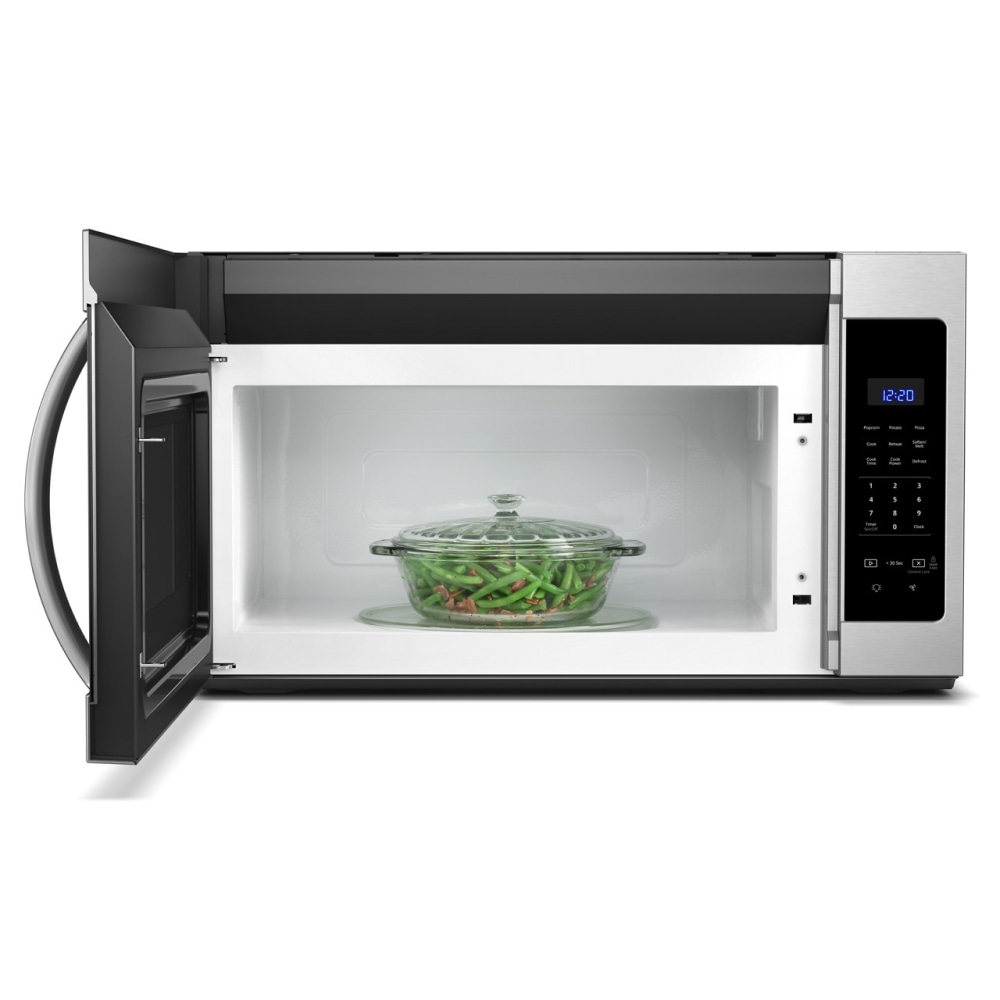 Whirlpool 1 7 cu ft 1000 Watt Over the Range Microwave Stainless Steel