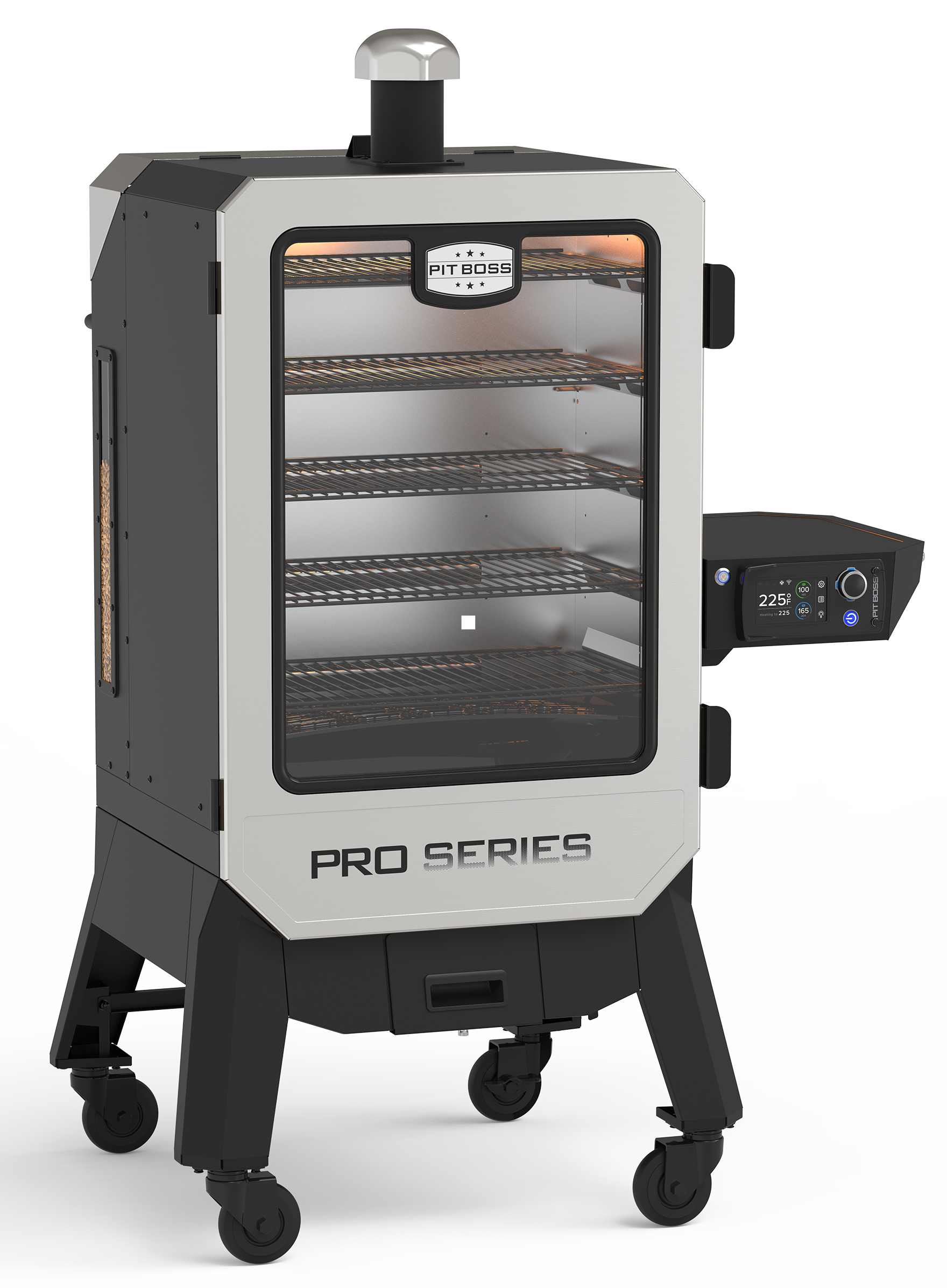 Pit Boss 6 Series Pro Elite 1529-Sq. in Stainless Steel Pellet Smoker