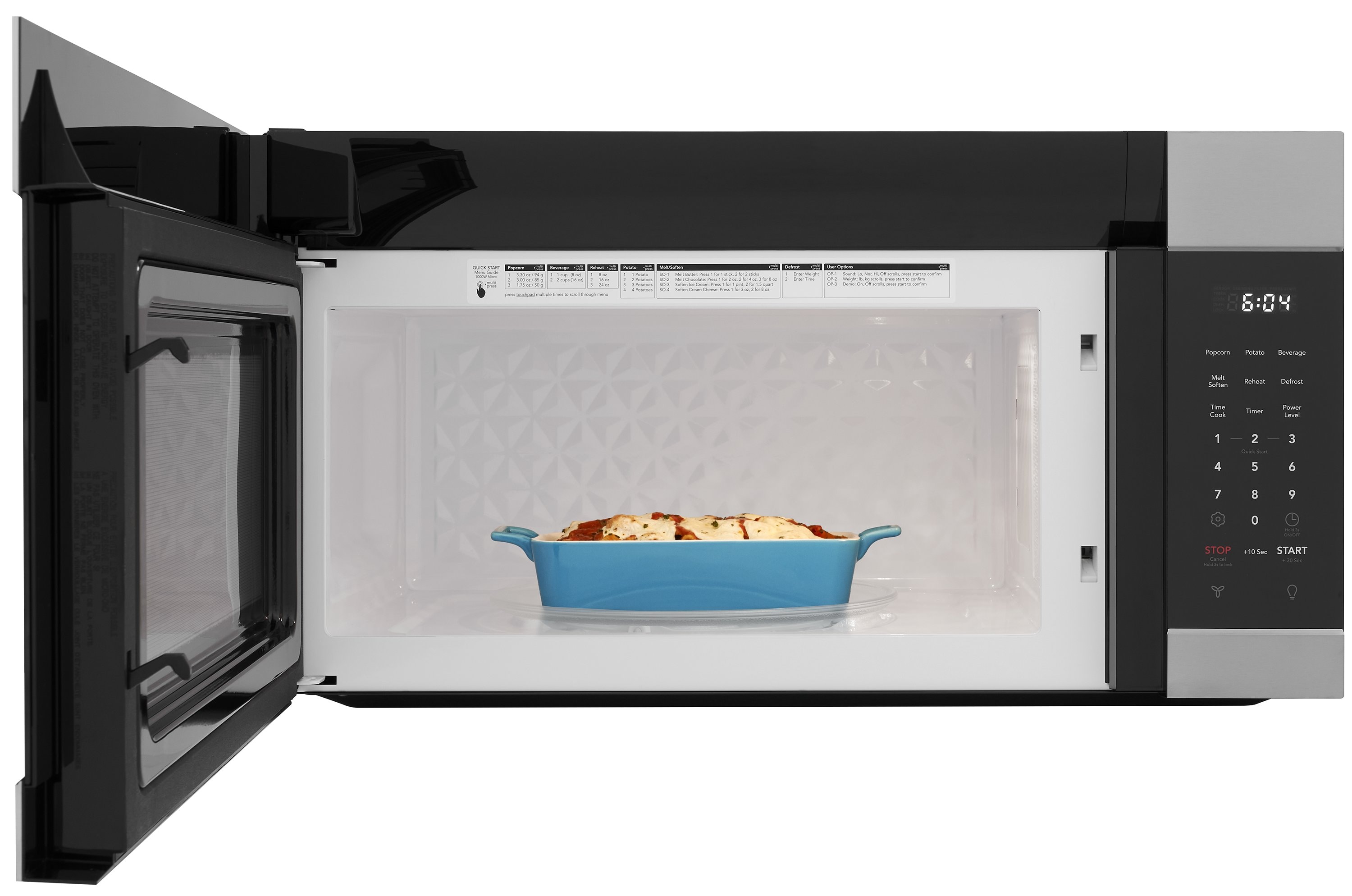 Frigidaire 1 7 cu ft 1000 Watt 29 875 in Over the Range Microwave Stainless Steel