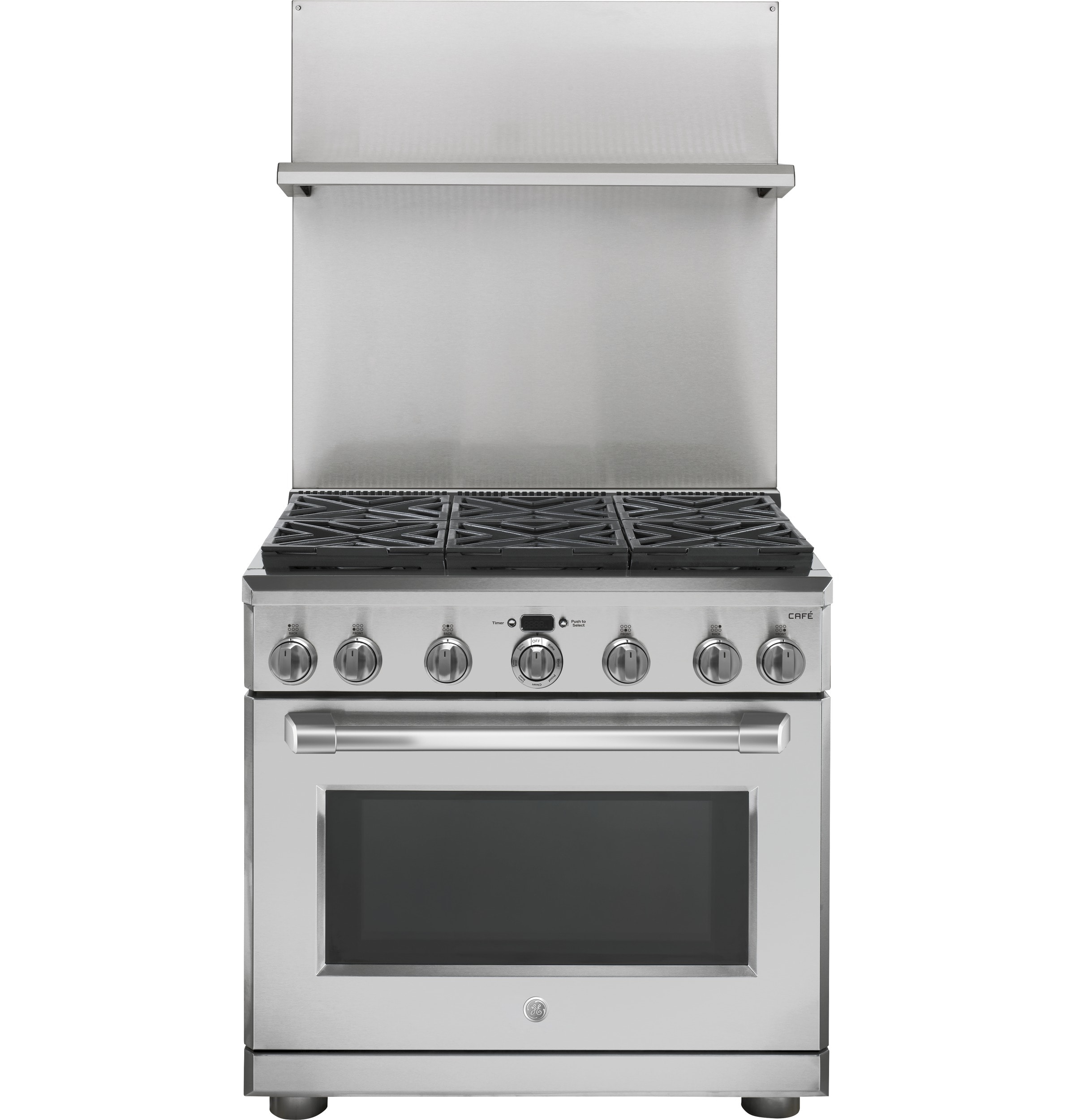 GE 36-in Gas range Backsplash ( Stainless Steel )