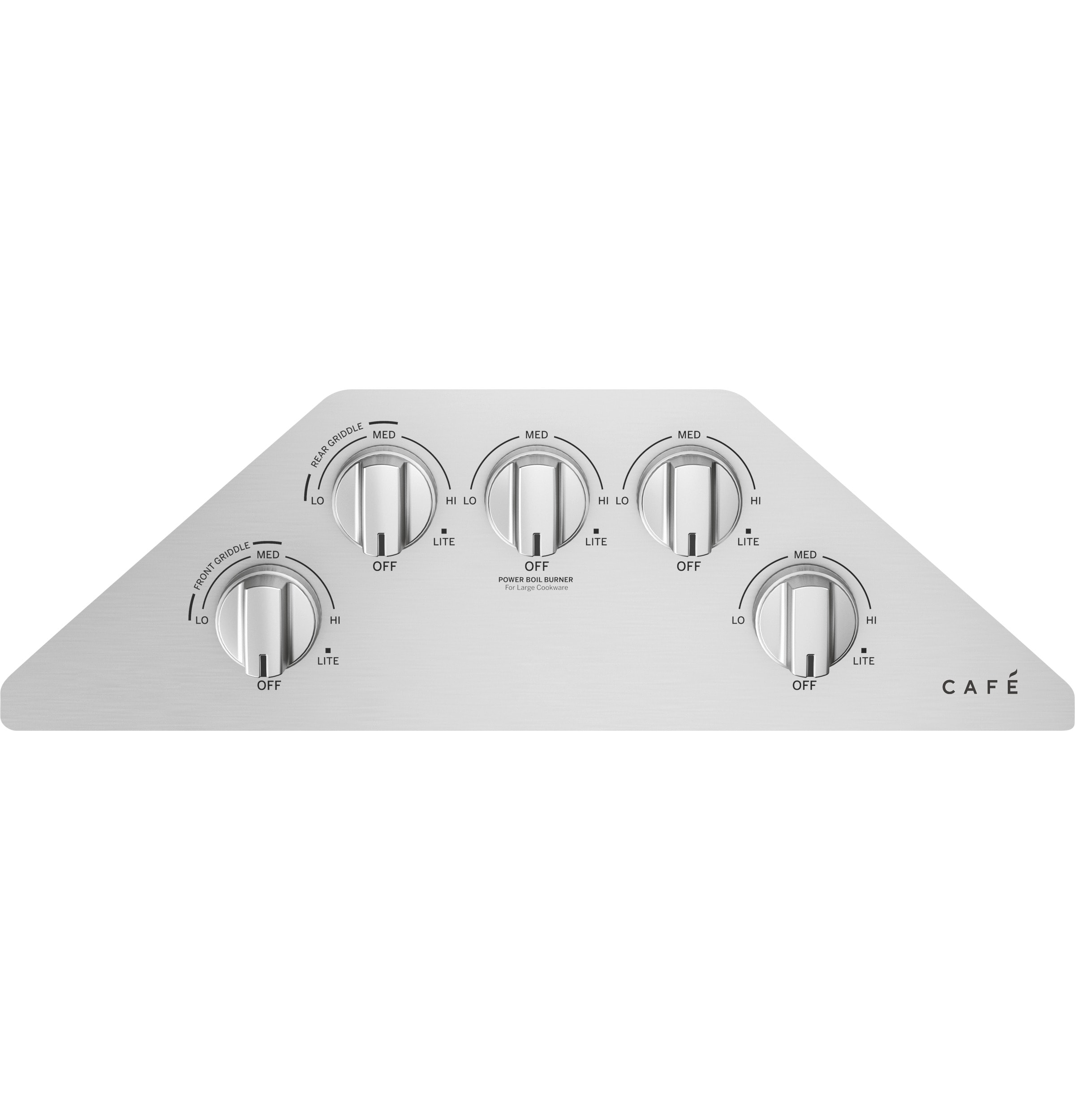Cafe 30-in 5 burners Stainless steel Gas Cooktop