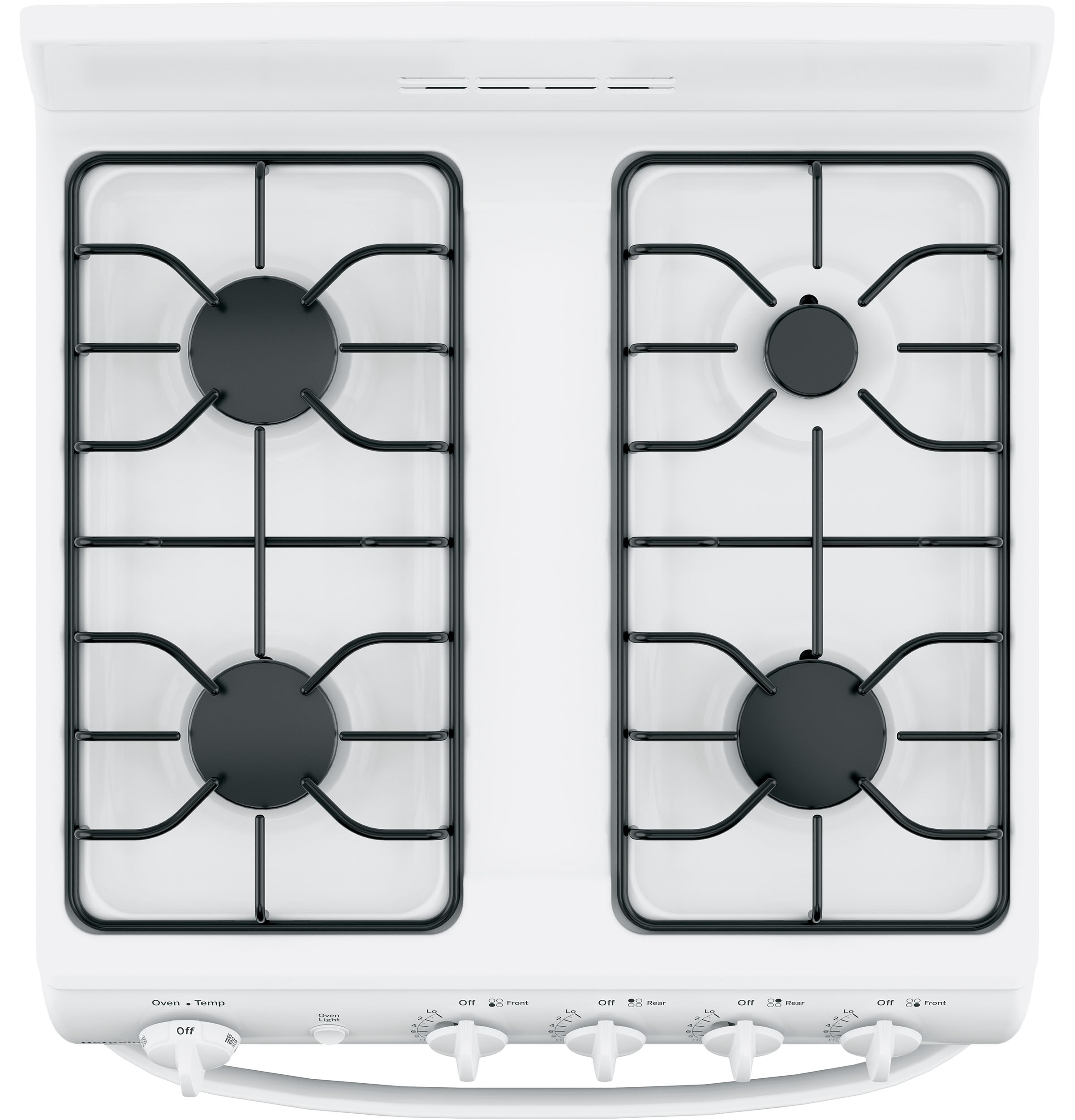 Hotpoint 24-in 4 burners 2.9-cu ft Freestanding Natural Gas Range ( White )