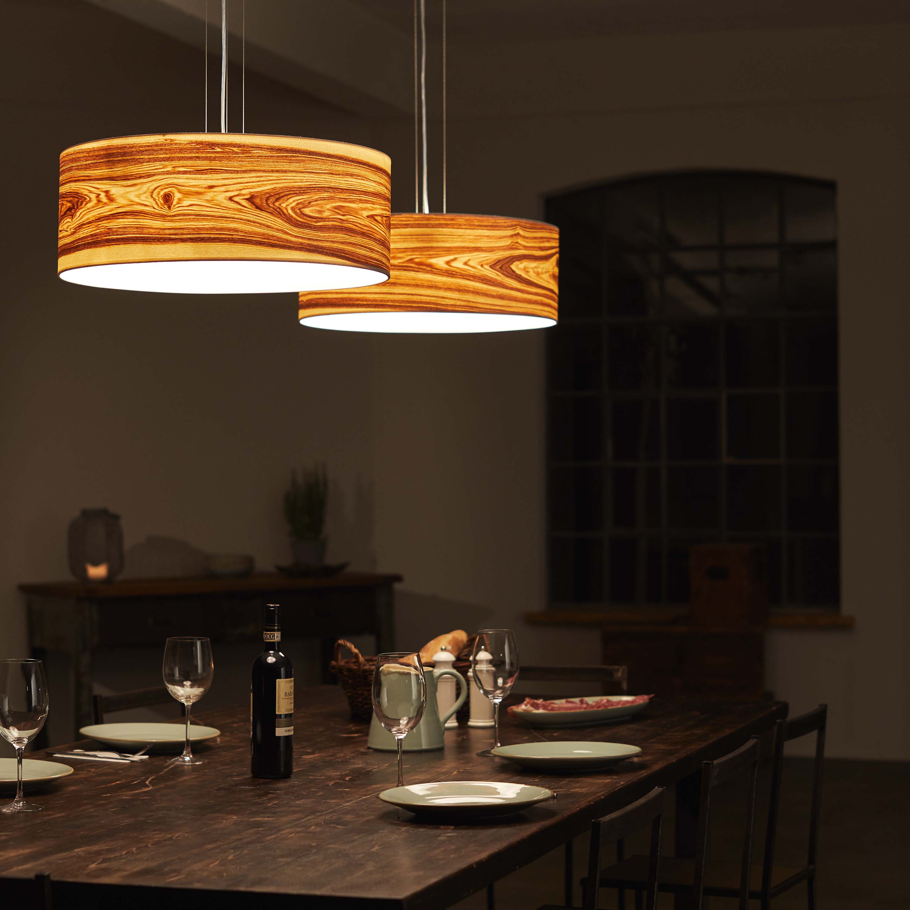 Discus Hängelampe Olivesche