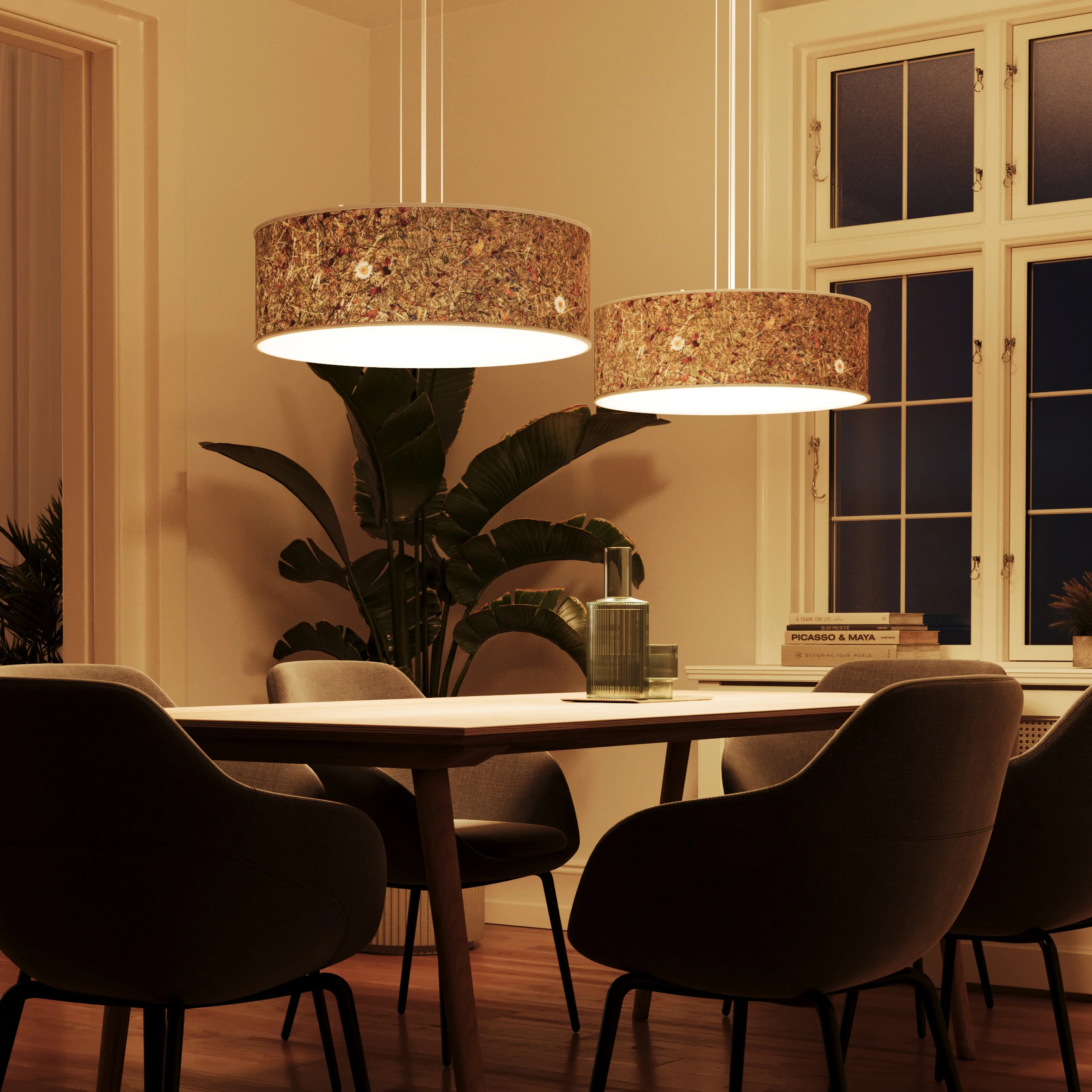 Discus Hängelampe Almwiese