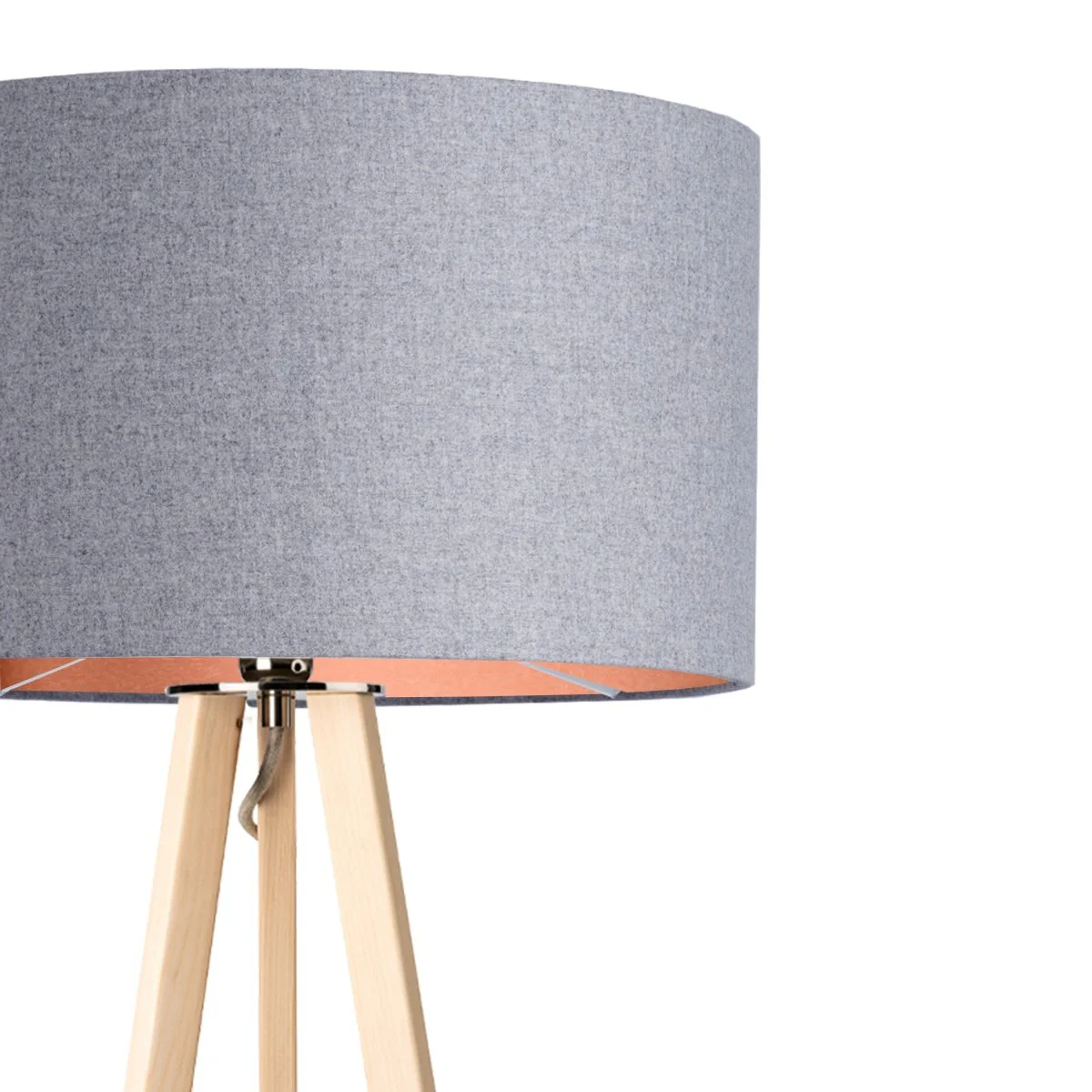 Ligno Stehlampe Loden Grau