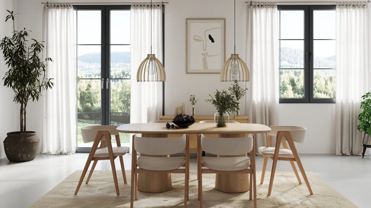 Holz Hängelampe Modell Anna