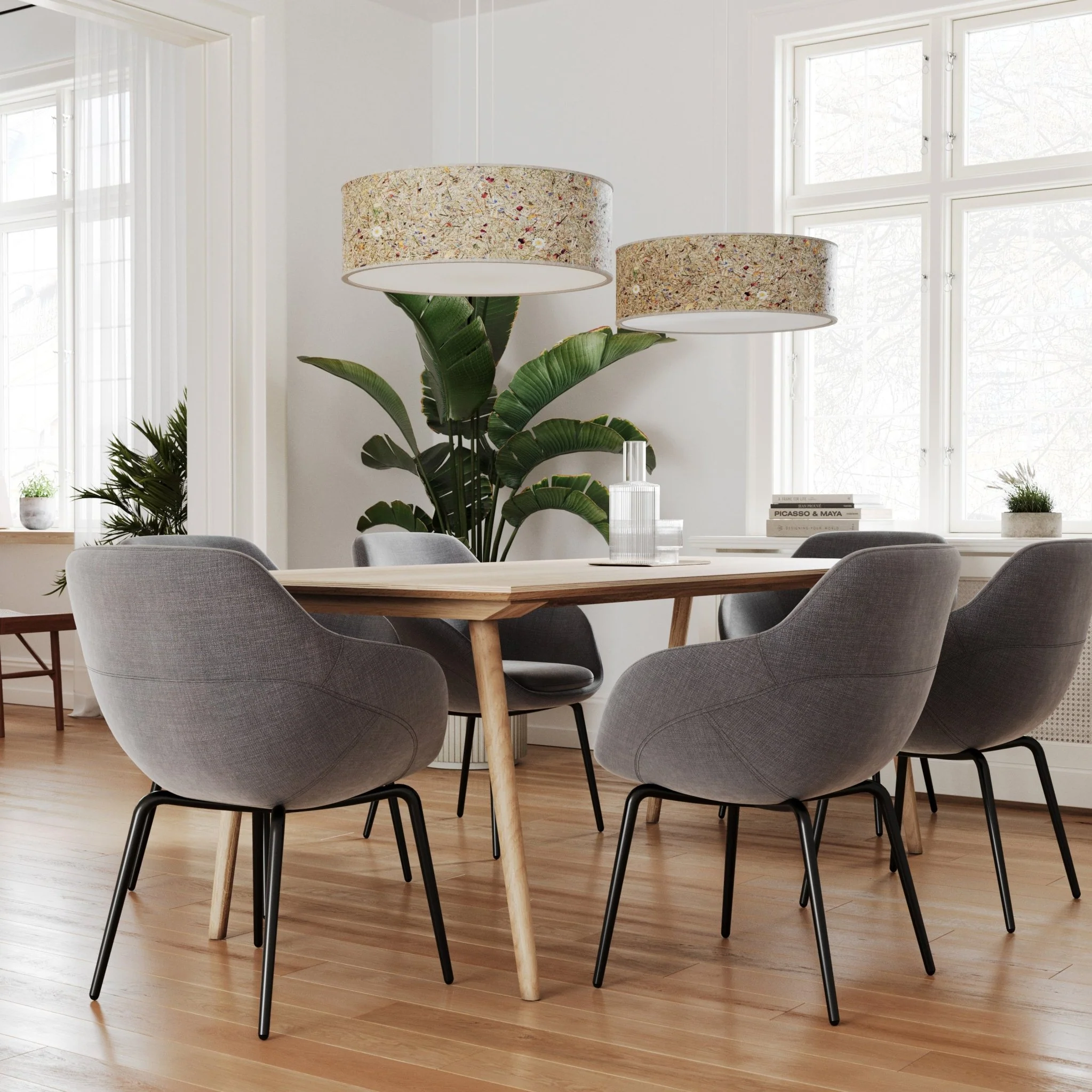 Discus Hängelampe Almwiese