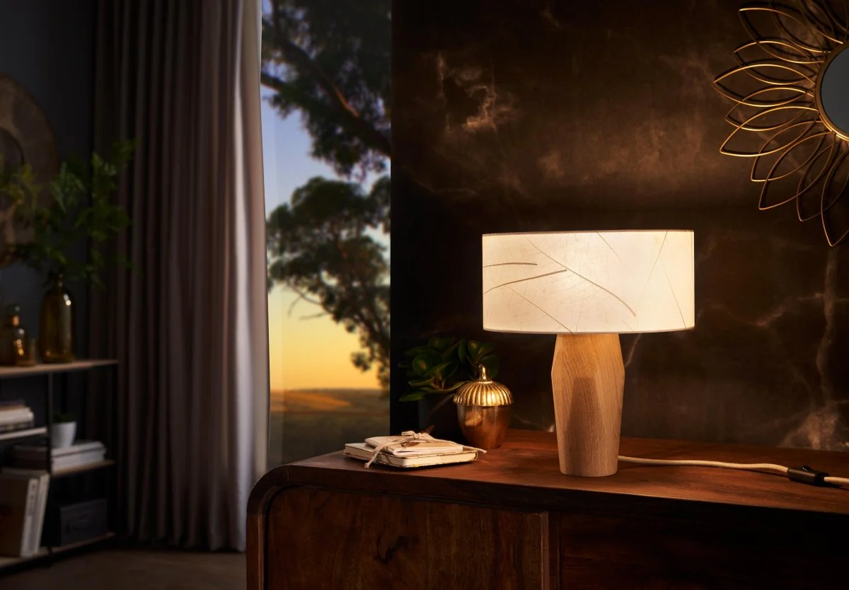 Pura Nachttischlampe Blätter