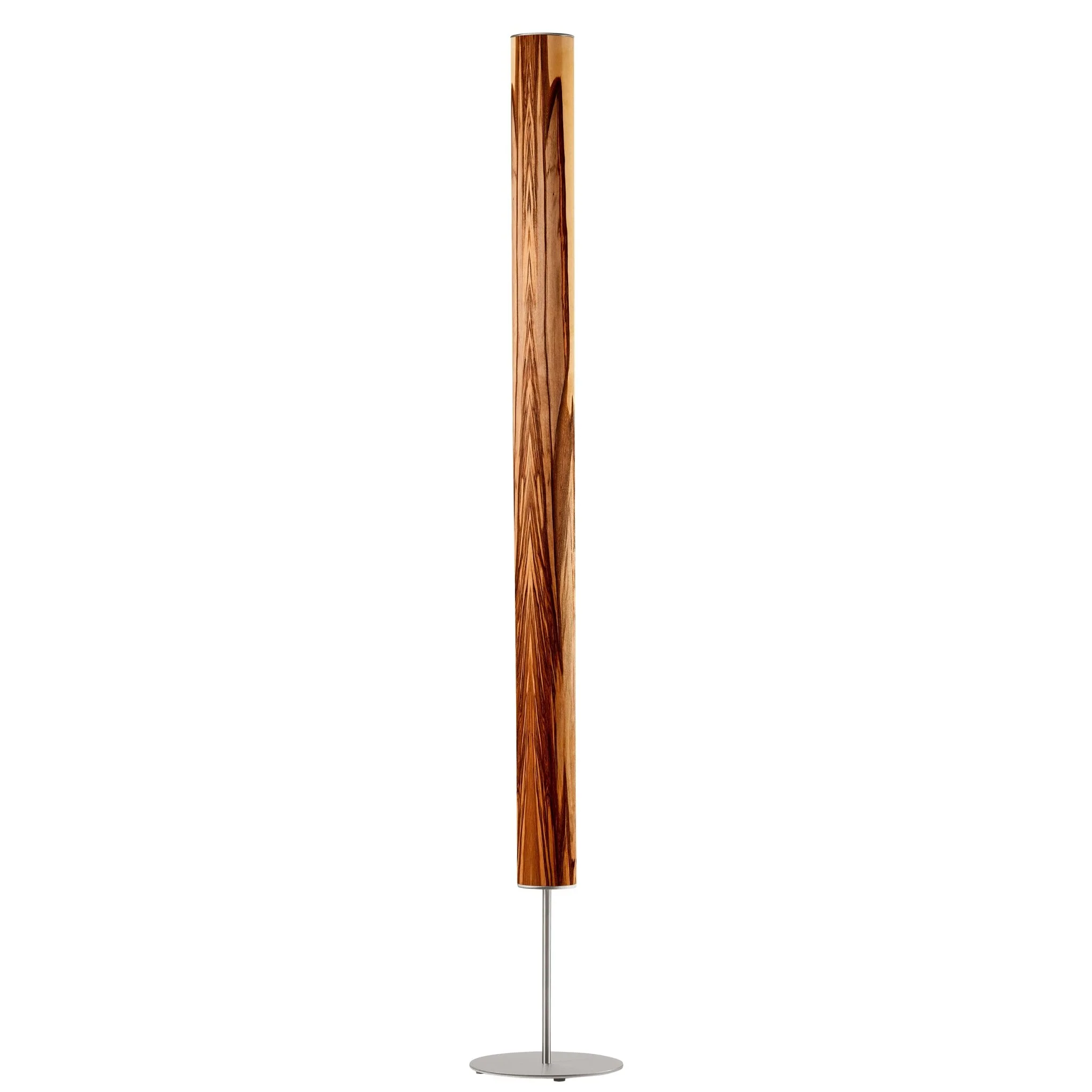 Columna Stehlampe Nussbaum Satin mit Stab