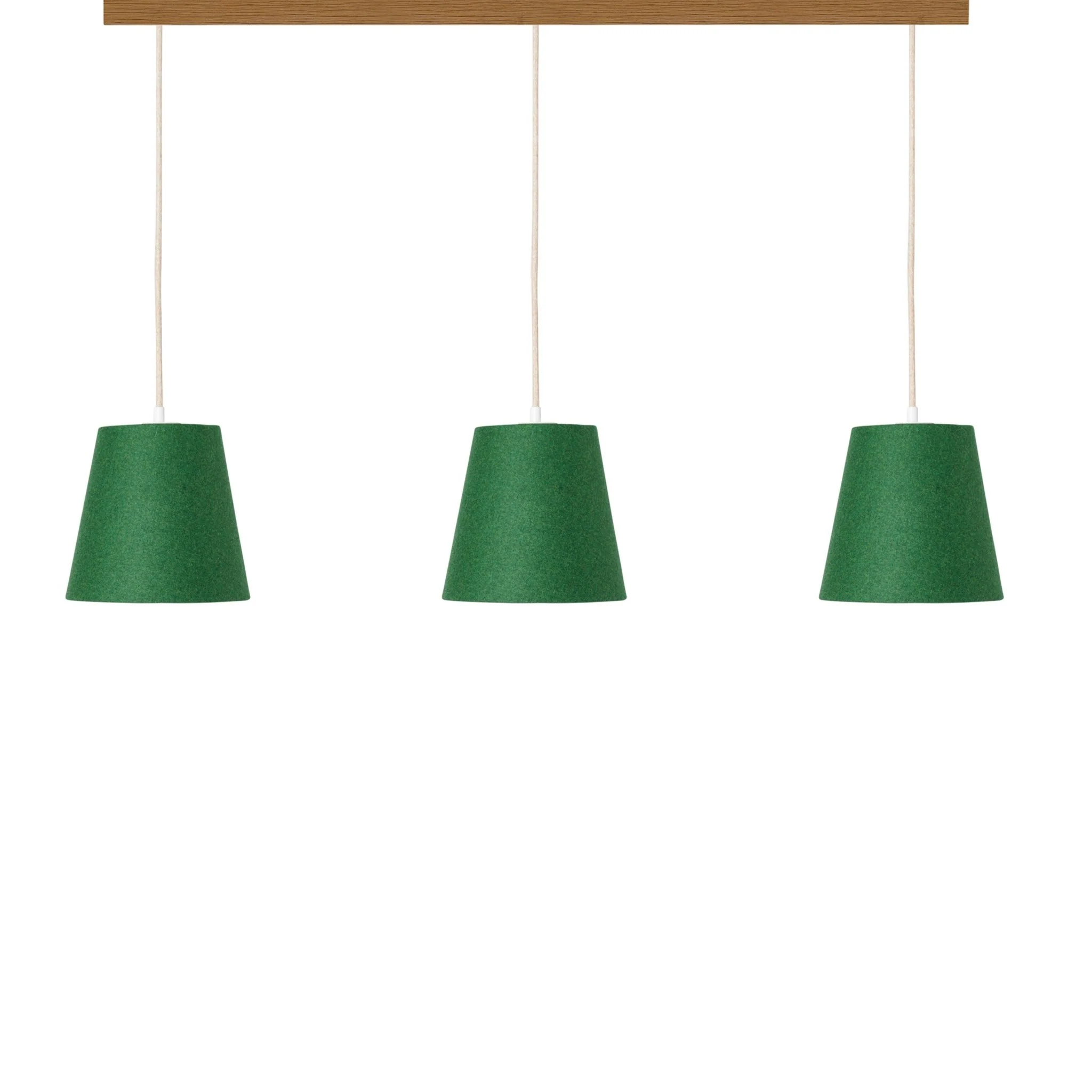 3er Set Konus Pendellampe Loden grün