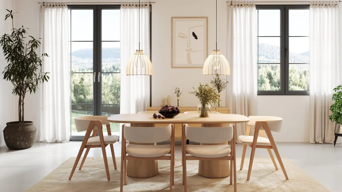 Holz Hängelampe Modell Anna