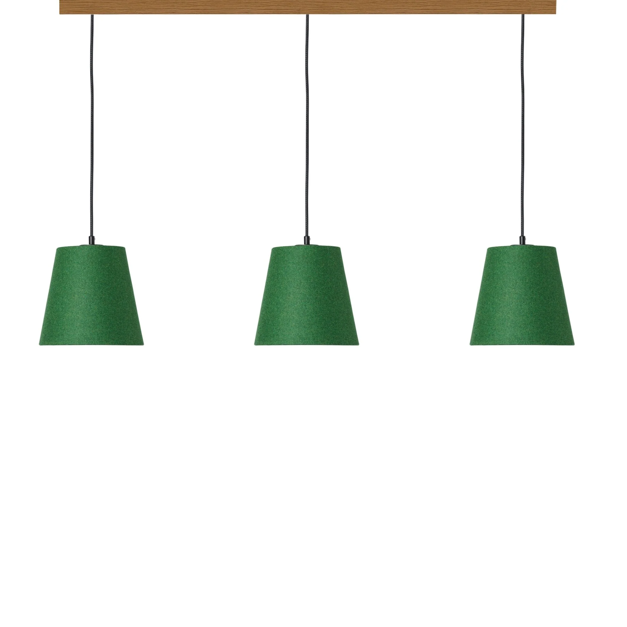 3er Set Konus Pendellampe Loden grün