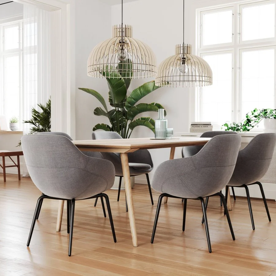 Holz Hängelampe Modell Bella