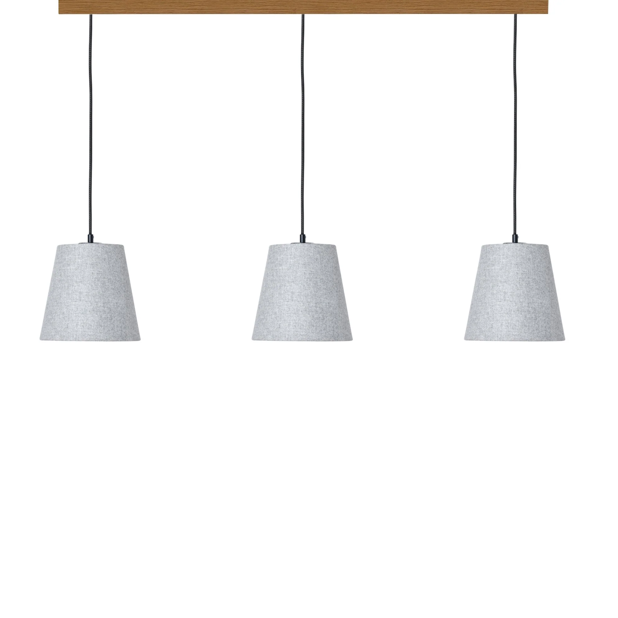 3er Set Konus Pendellampe Loden grau