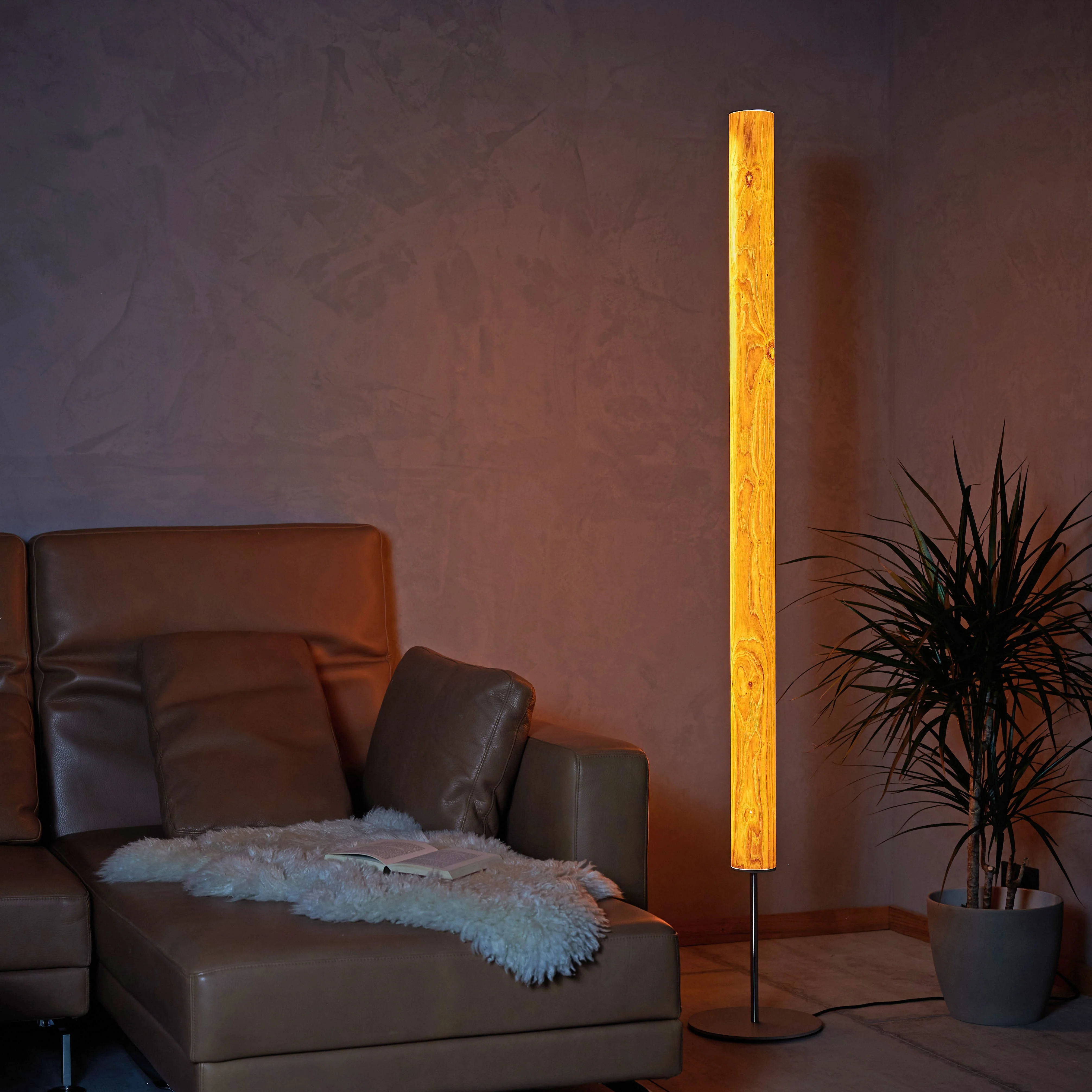 Gracia Stehlampe Eiche - mit Stab