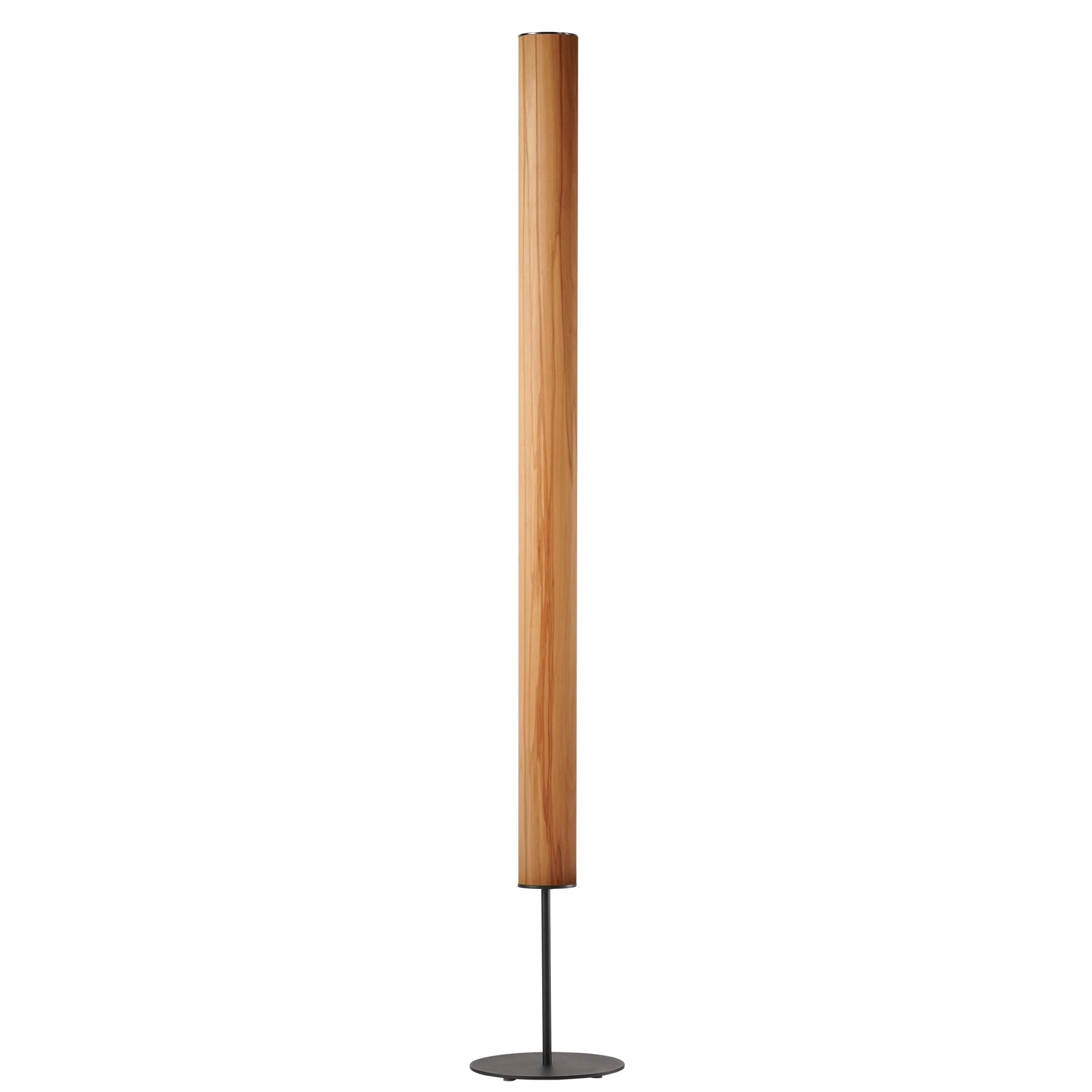 Columna Stehlampe Kernbuche mit Stab
