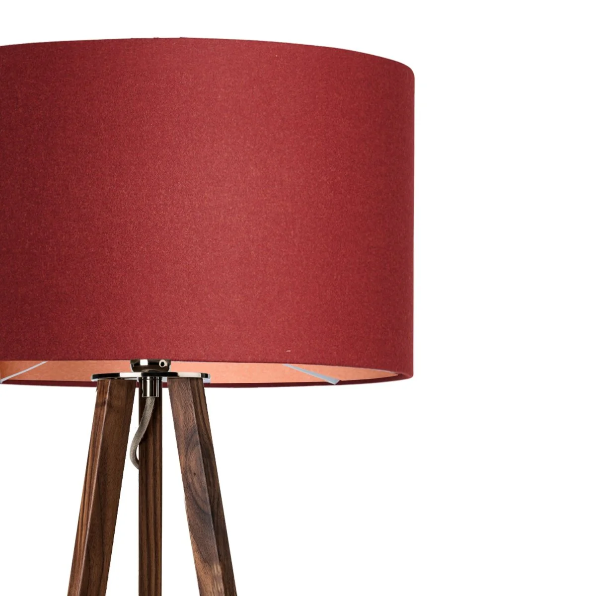 Ligno Stehlampe Loden Rot