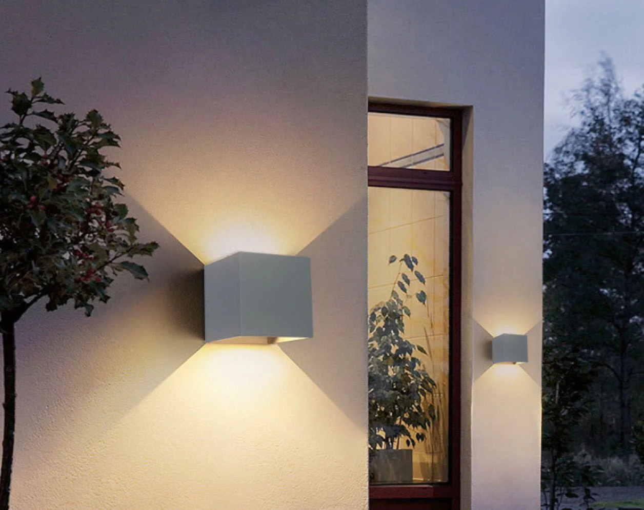 Cubus Wandleuchte weiß