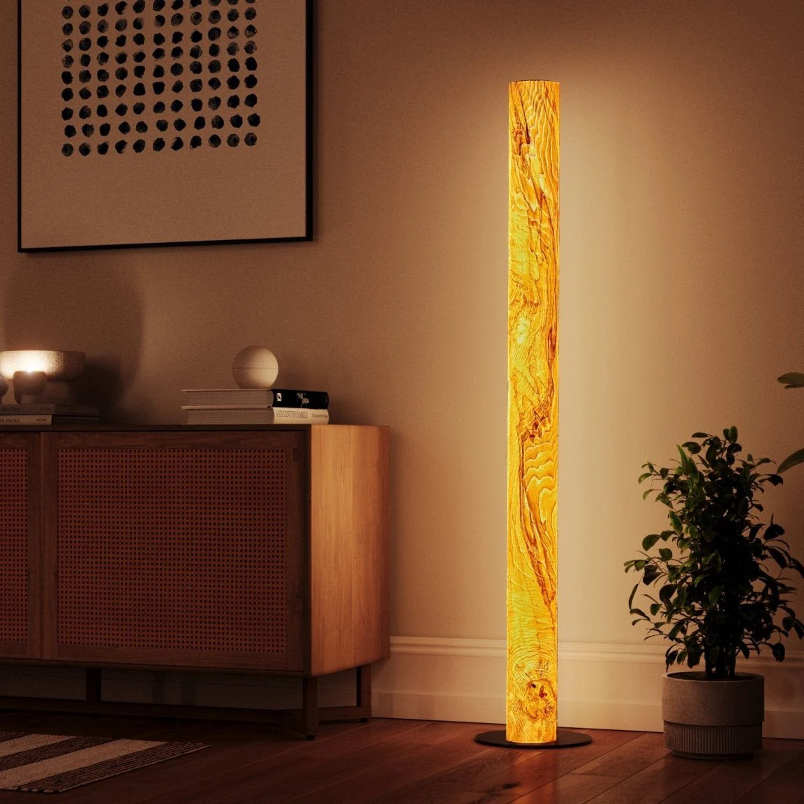 Columna Stehlampe Olivesche Maser