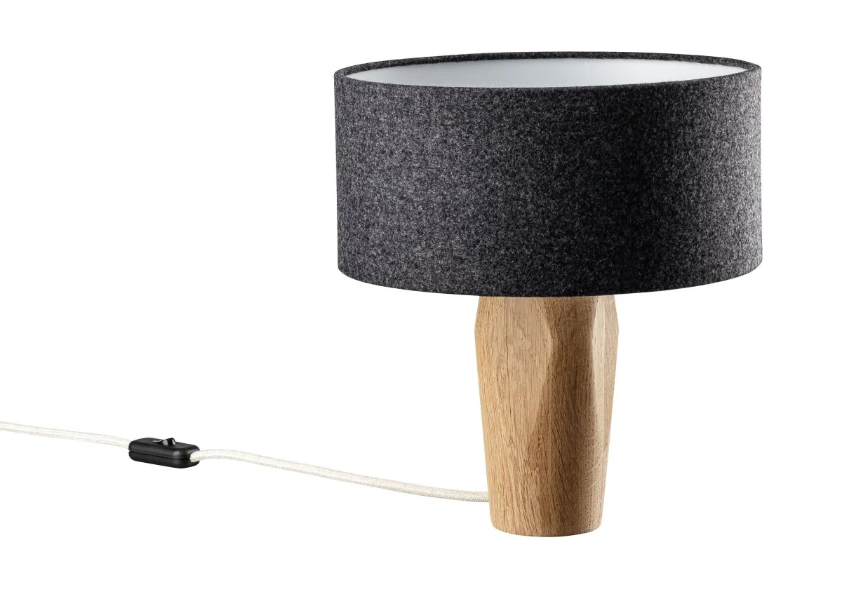 Pura Nachttischlampe Loden Anthrazit