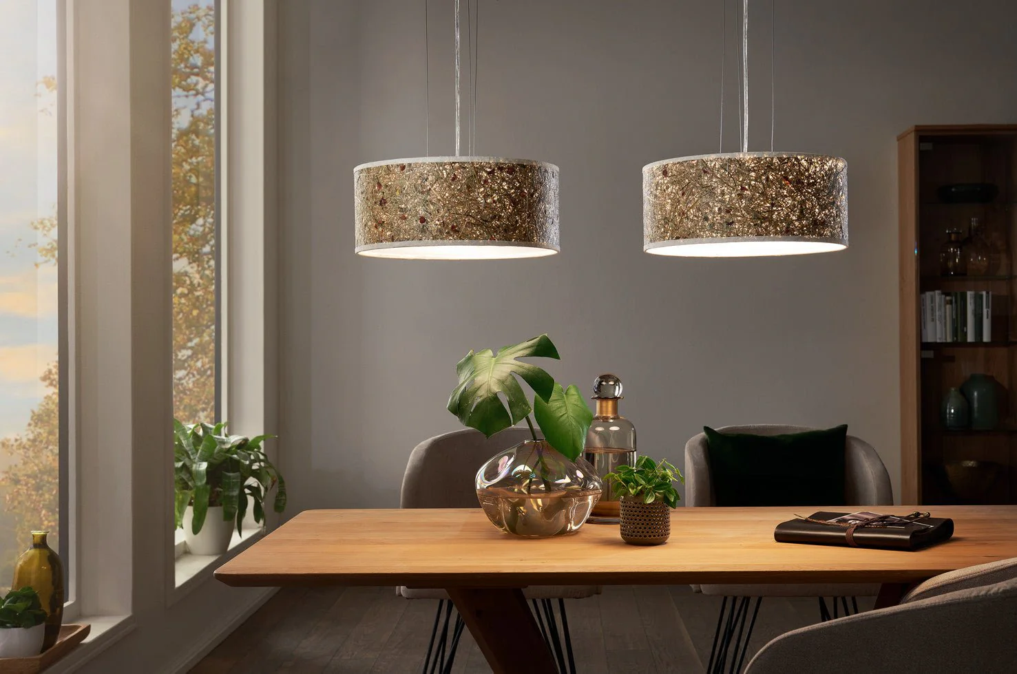 Discus Hängelampe Rosenblüte