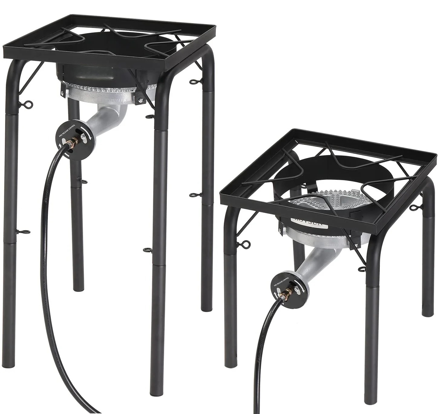 Single Burner 200,000 BTU Outdoor Propane Stove for Camping