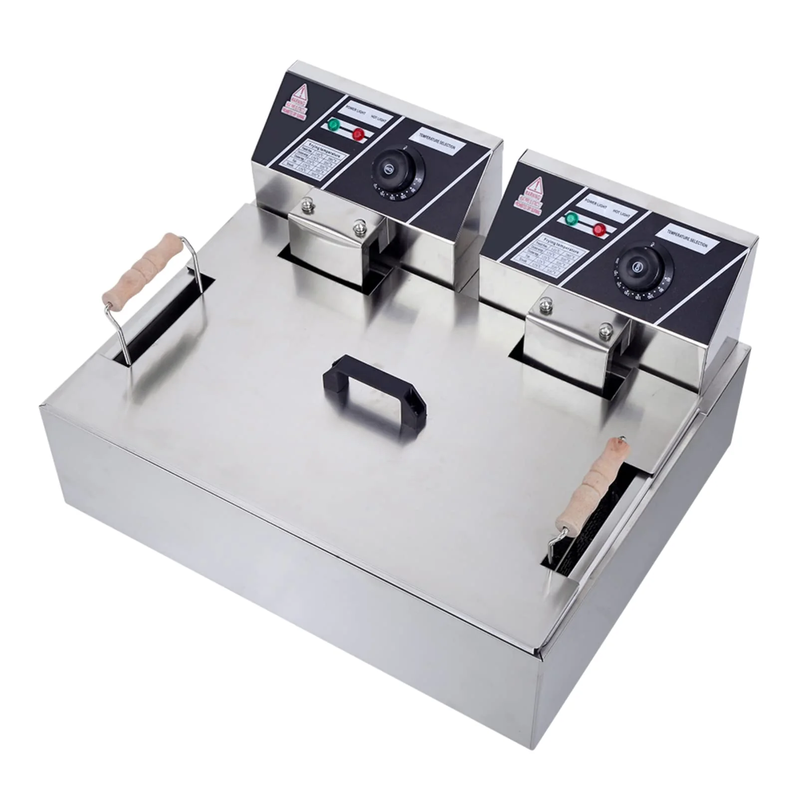 23.8 QT 110V 5000W Single Tank Electric Deep Fryer