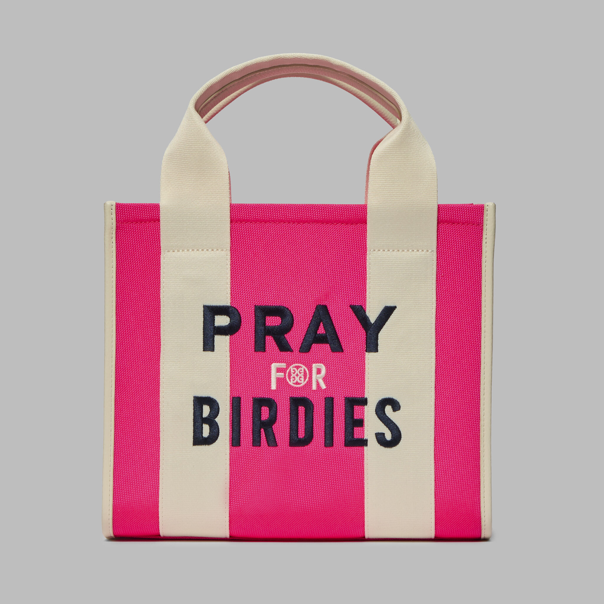 PRAY FOR BIRDIES CANVAS SQUARE BAG
