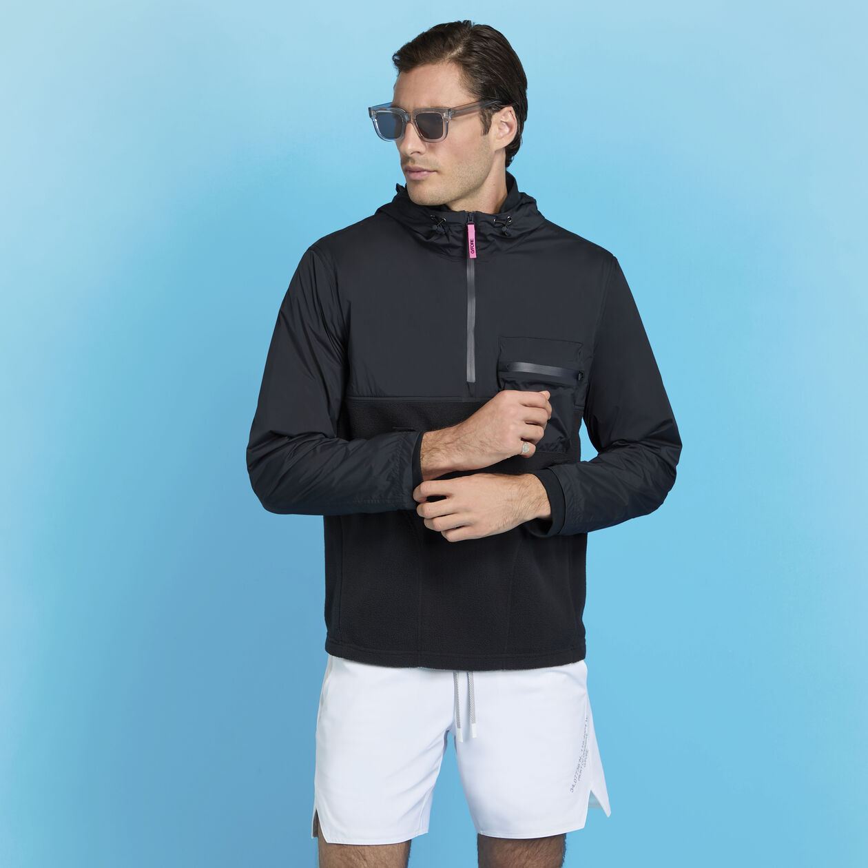 STRETCH TECH SHERPA HOODIE