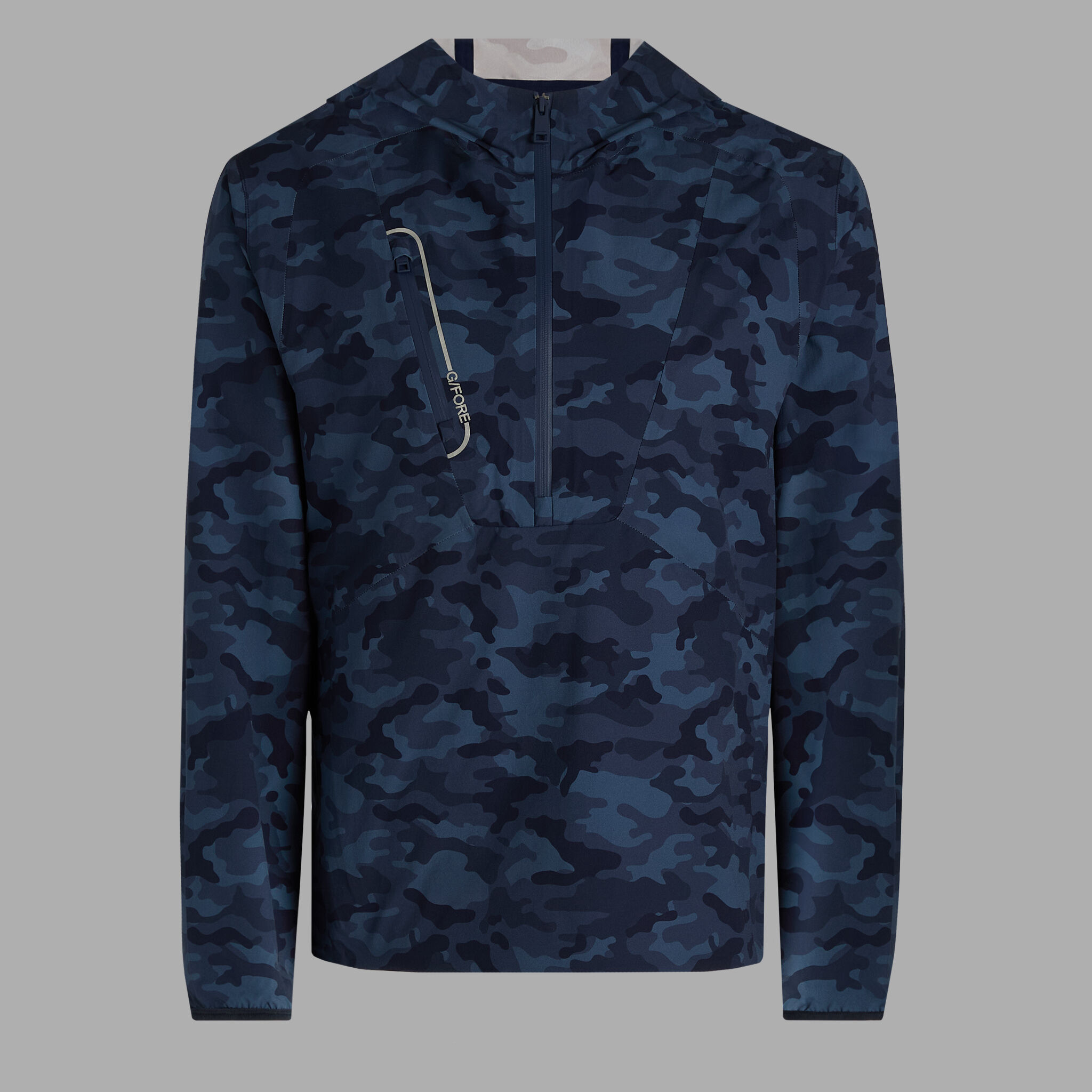 CAMO TECH HOODED PULLOVER