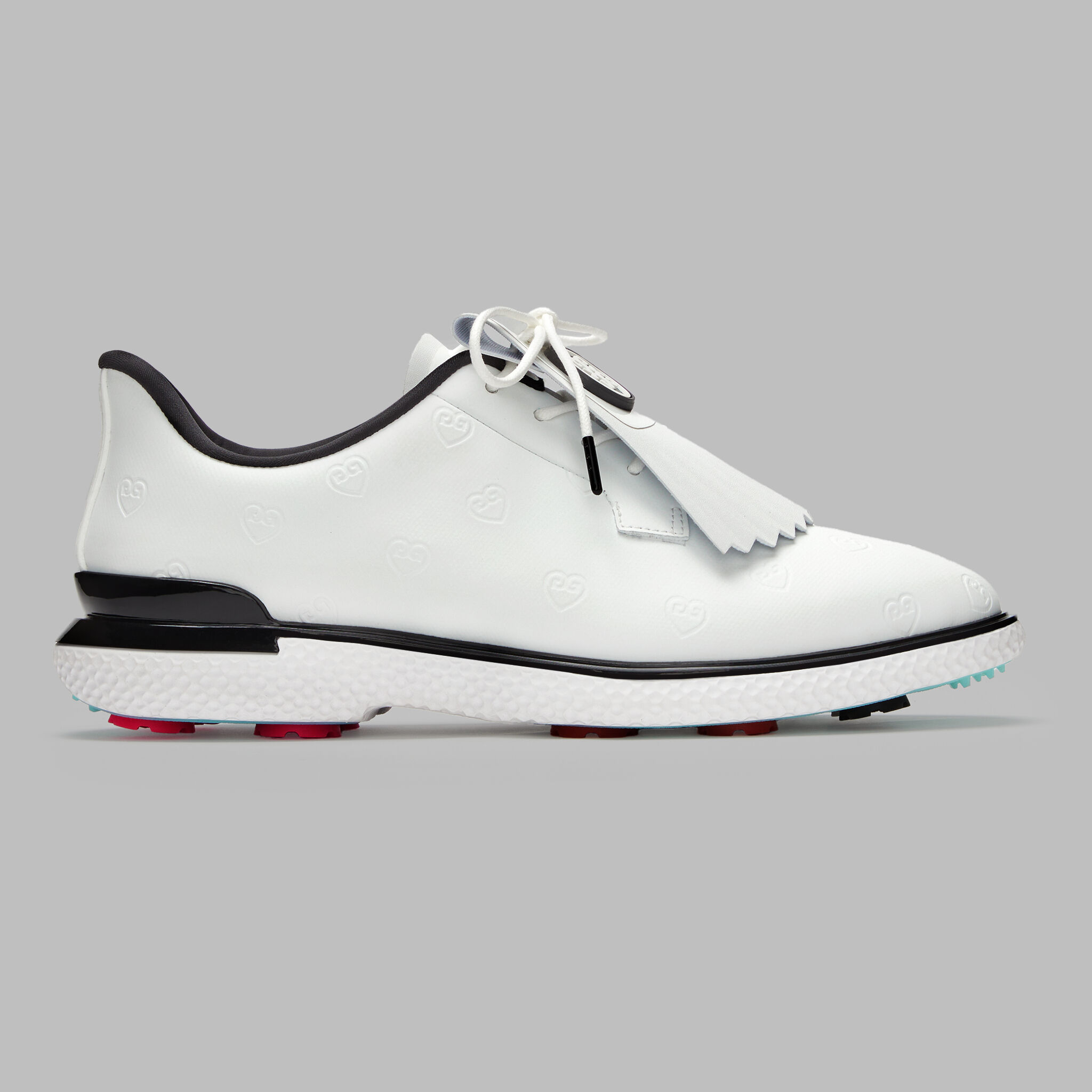 WOMEN'S GALLIVAN2R DEBOSSED HEART G'S KILTIE GOLF SHOE