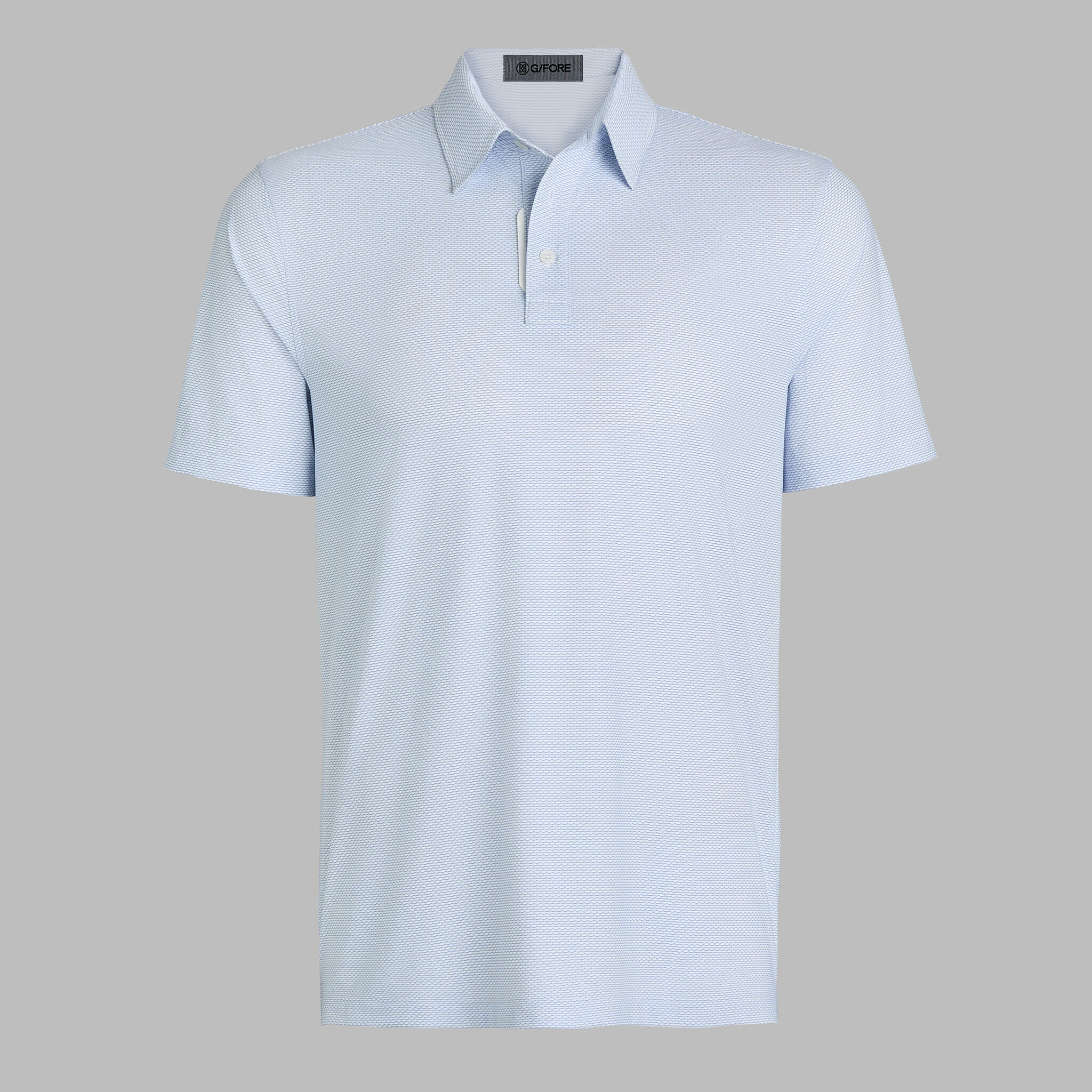 FINE STRETCH JACQUARD POLO
