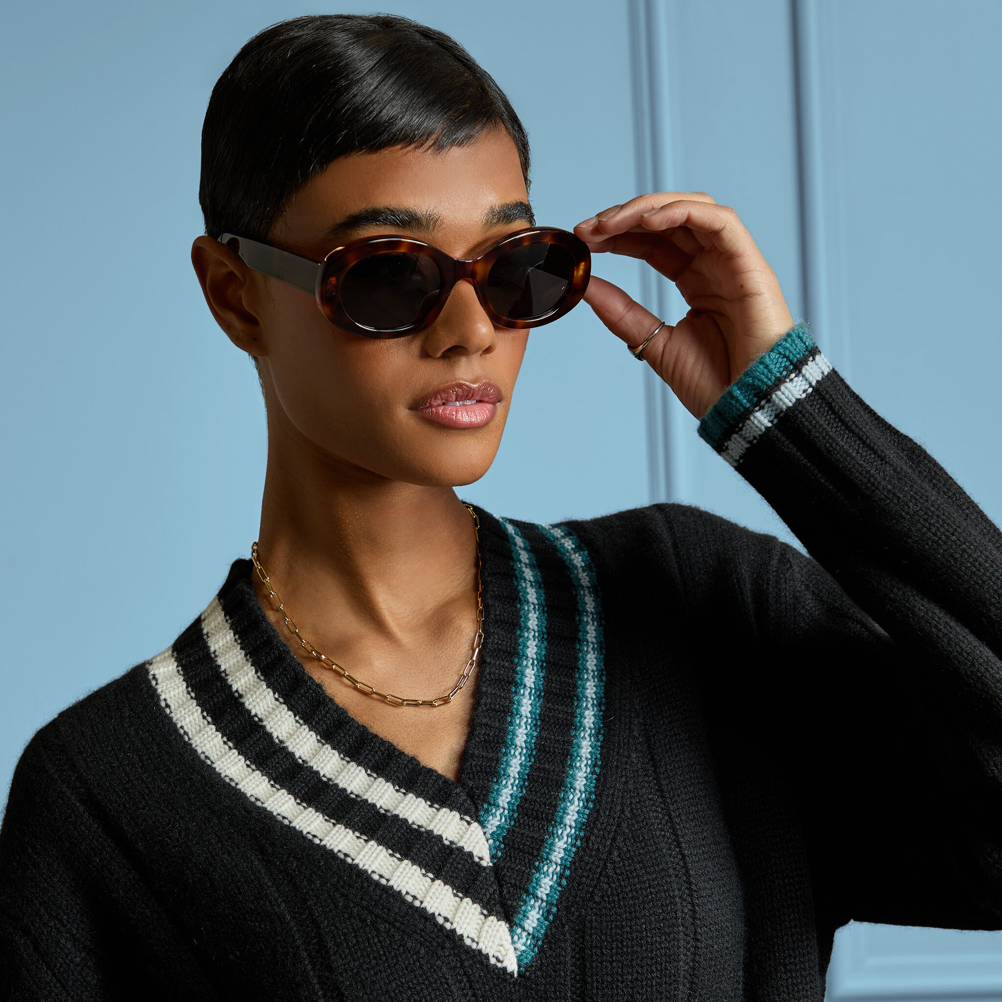 LTD RELEASE RIBBED CASHMERE CRICKET SWEATER