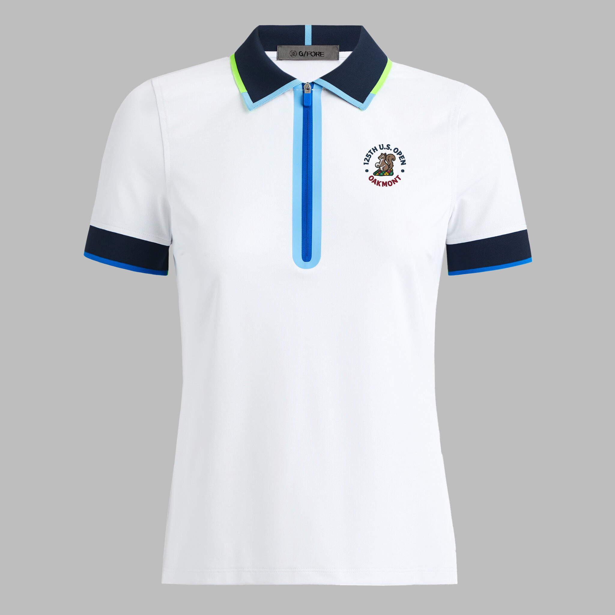 LTD RELEASE 2025 U.S. OPEN CONTRAST COLLAR TECH PIQUÉ POLO