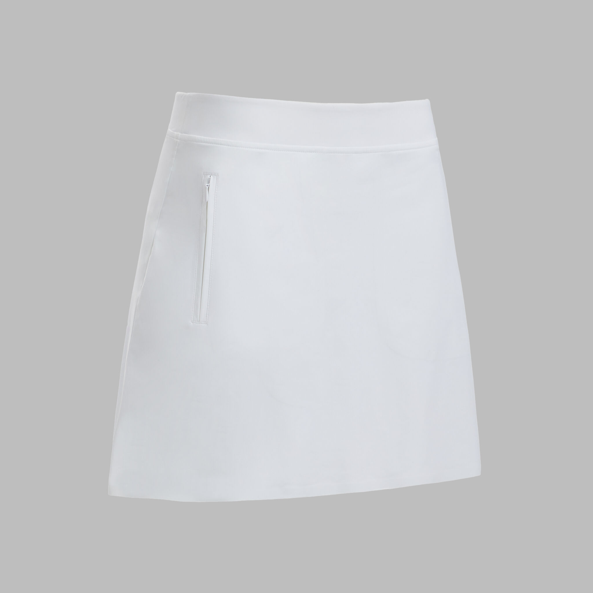 SILKY TECH NYLON A-LINE SKORT WITH LINER