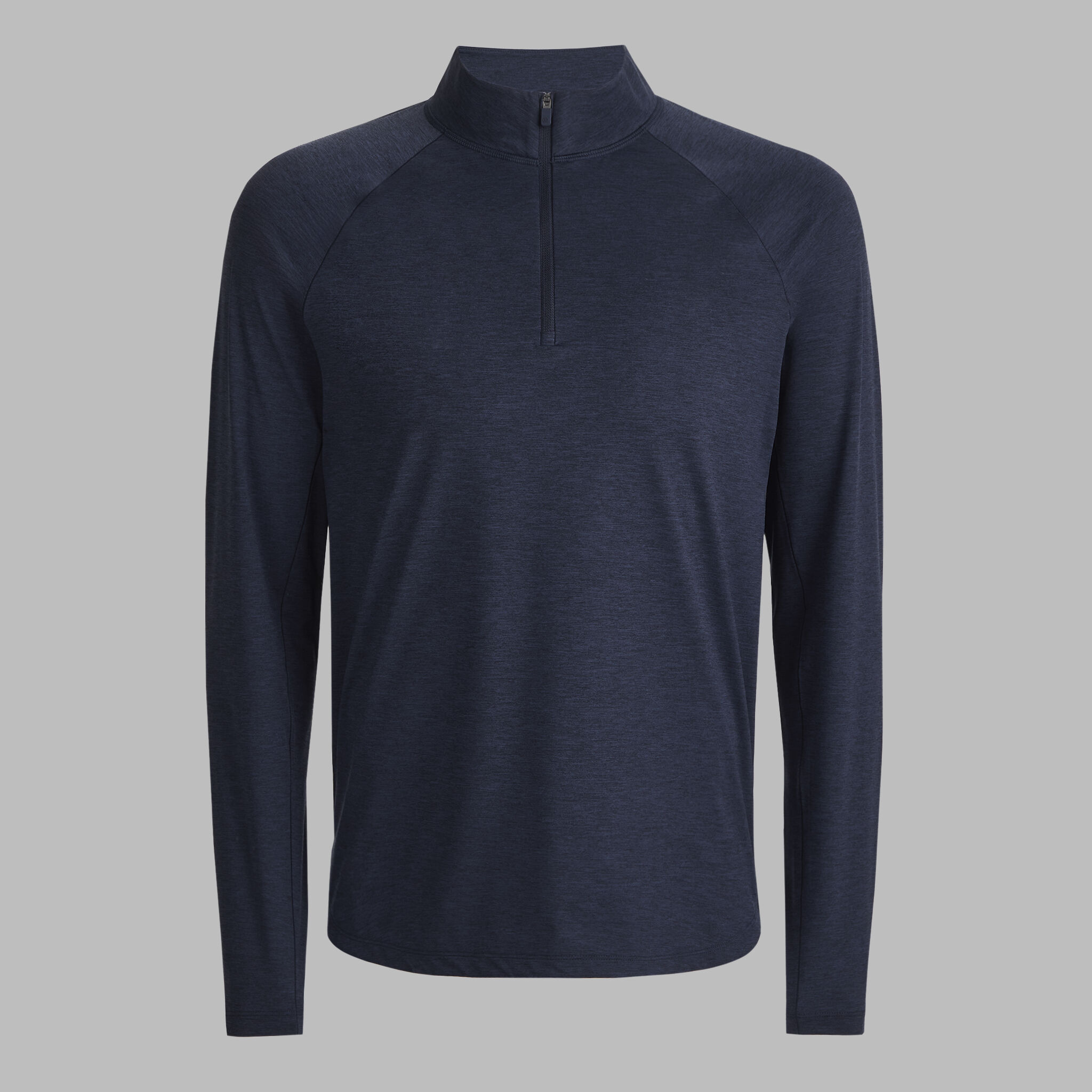TECH MÉLANGE RAGLAN QUARTER ZIP PULLOVER
