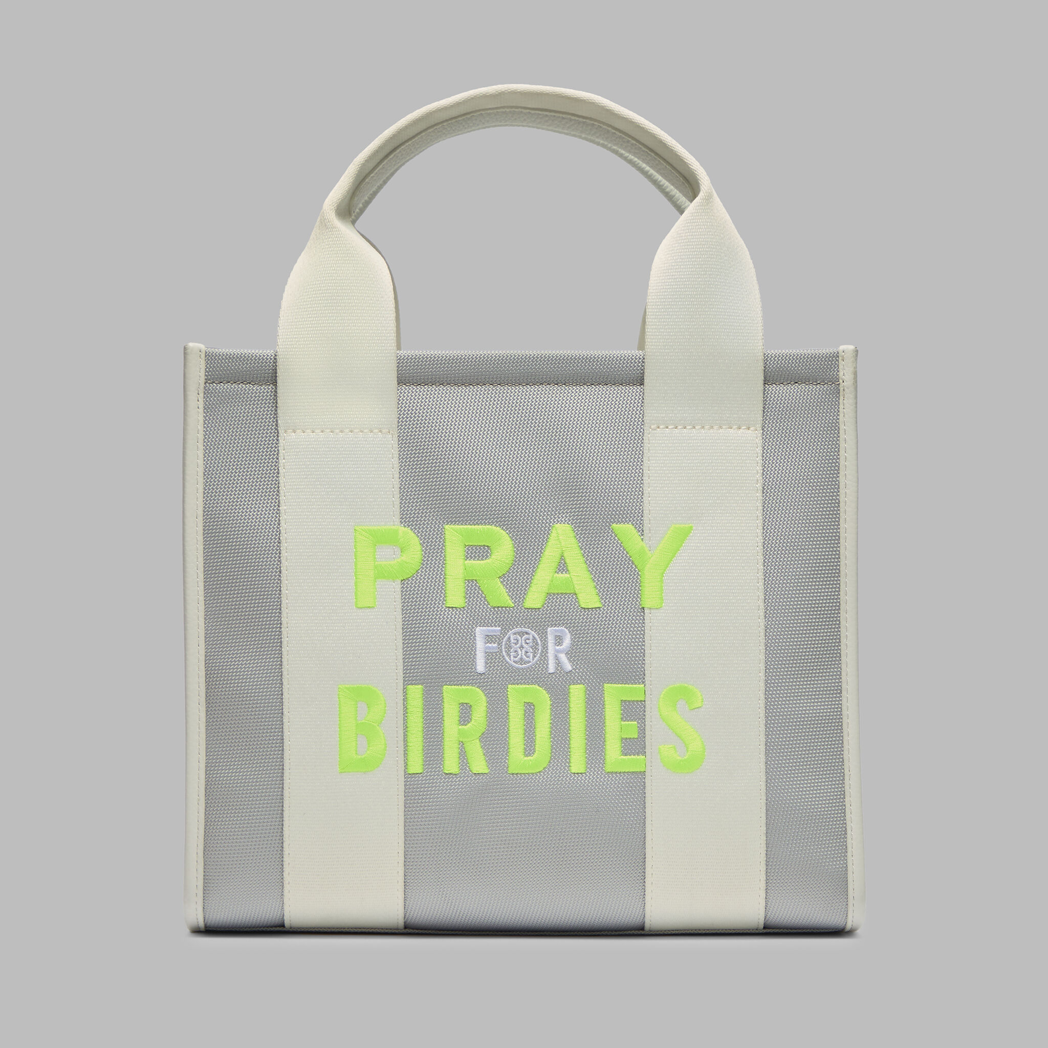 PRAY FOR BIRDIES CANVAS SQUARE BAG