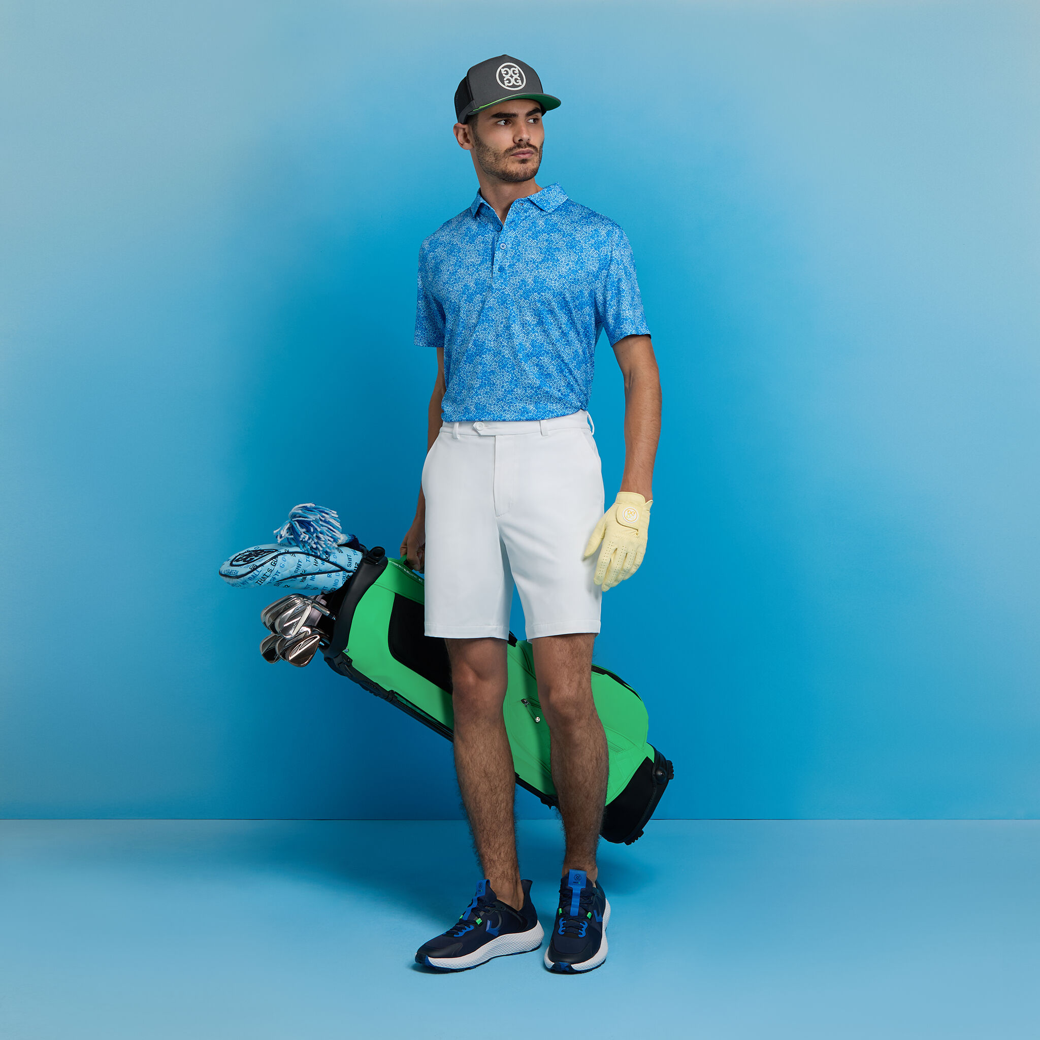 HYDRANGEA TECH JERSEY POLO
