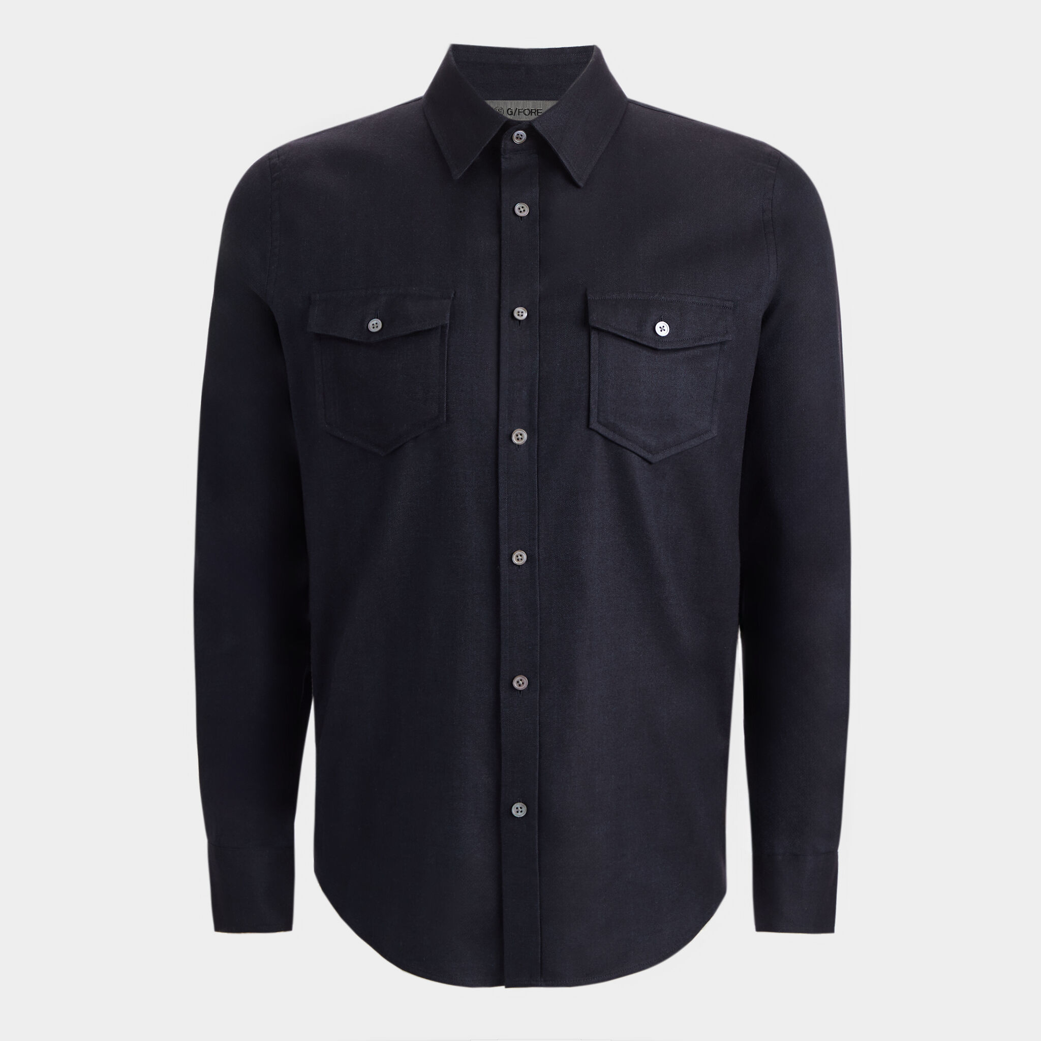 HERRINGBONE BRUSHED DRESS SHIRT