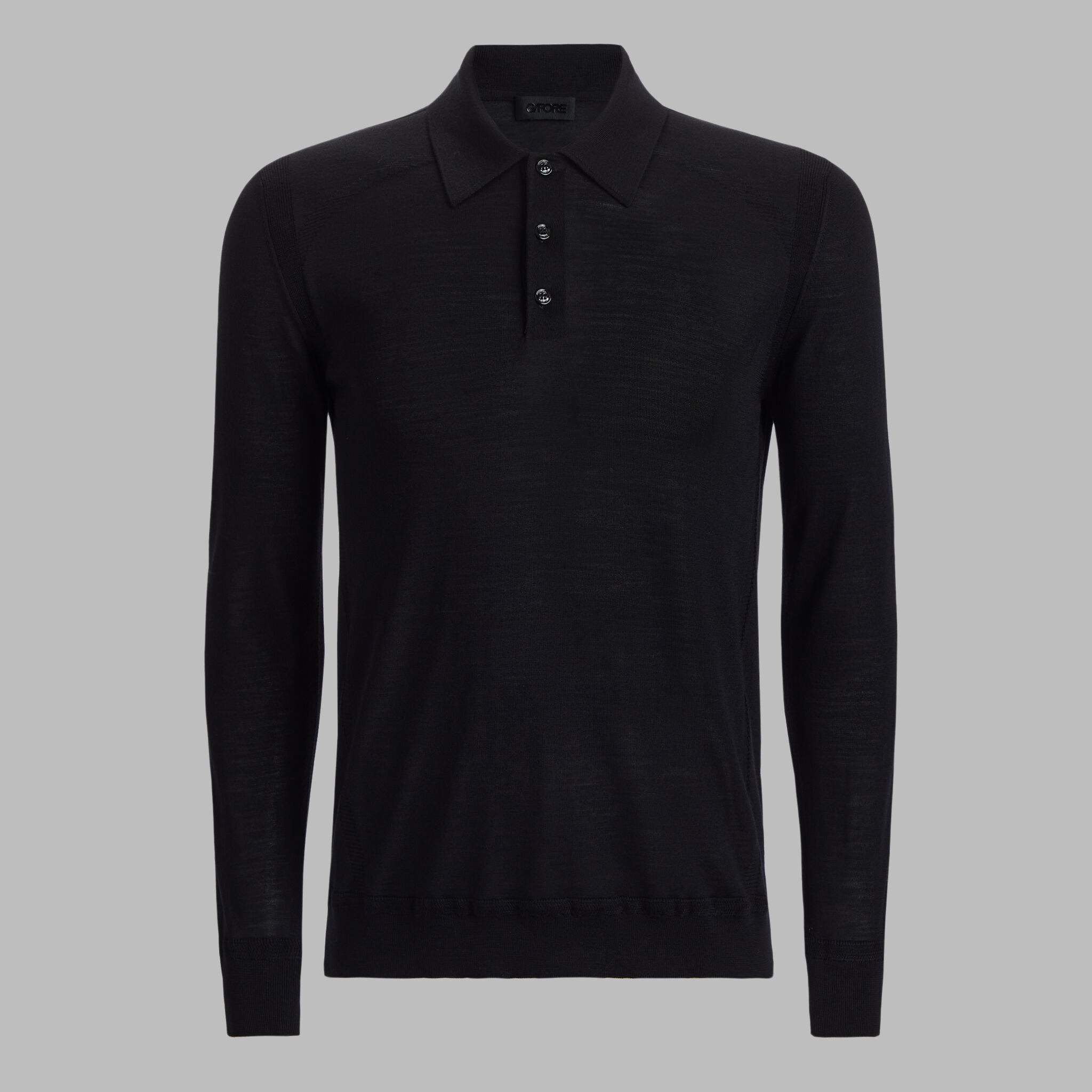 FINE MERINO WOOL SWEATER POLO