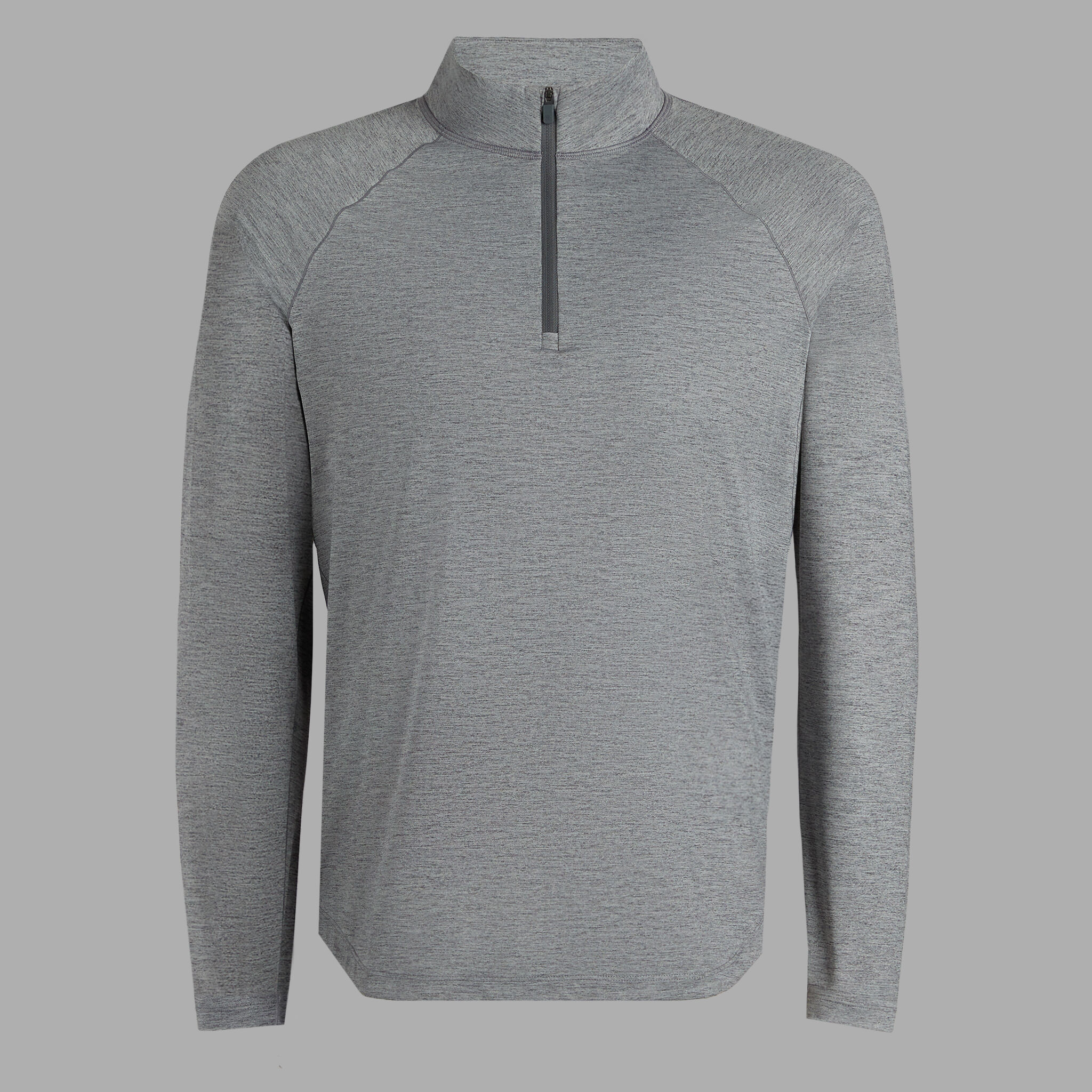 TECH MÉLANGE RAGLAN QUARTER ZIP PULLOVER