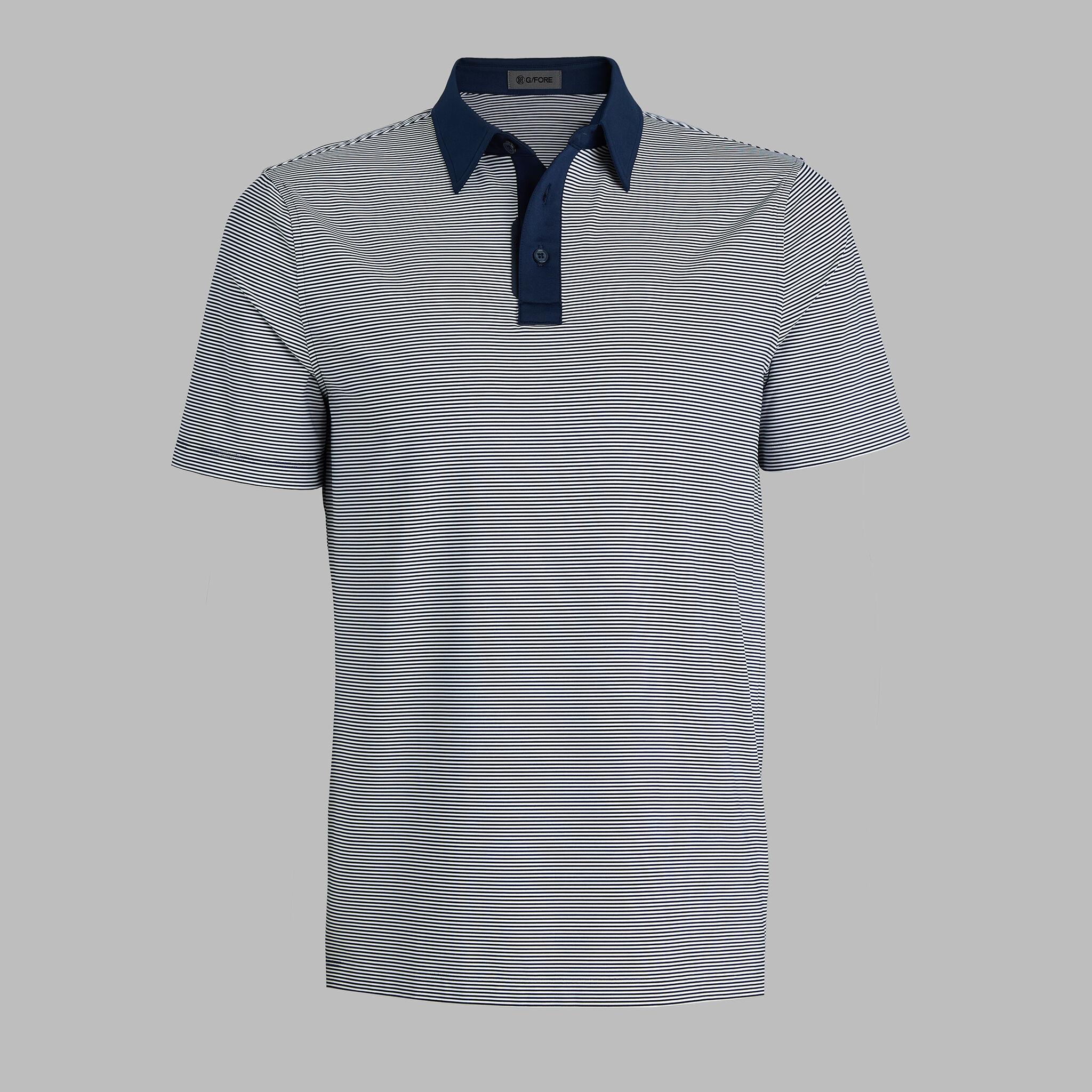 FEEDER STRIPE FINE TECH JERSEY POLO