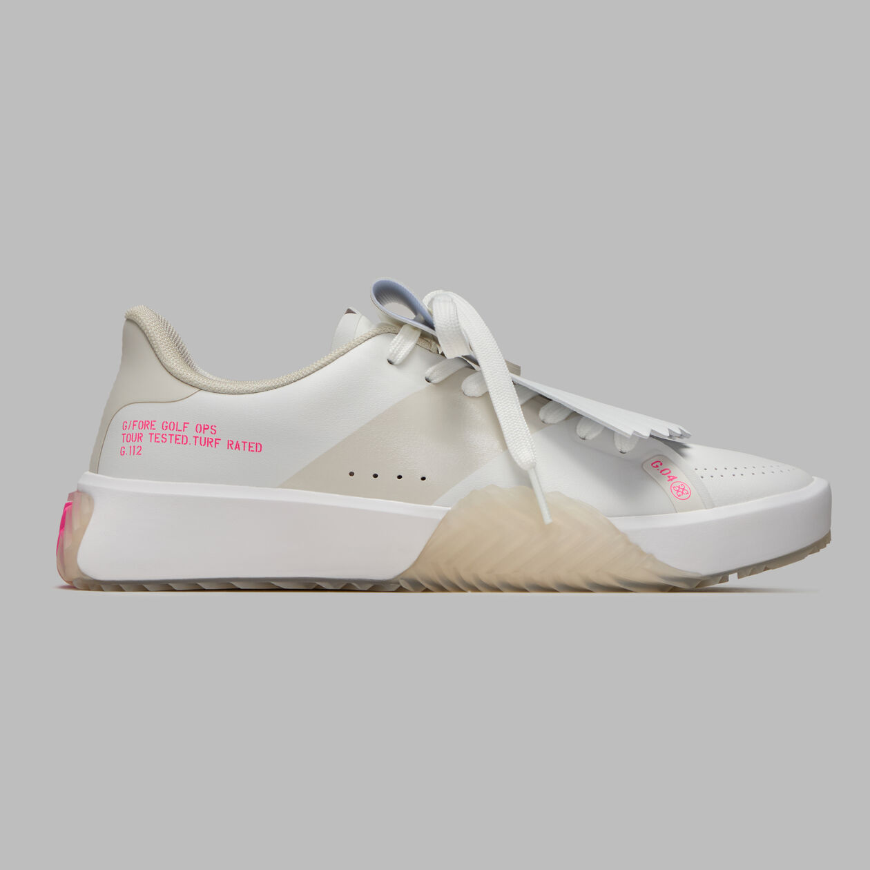 WOMEN'S G.112 SADDLE STRIPE KILTIE GOLF SHOE