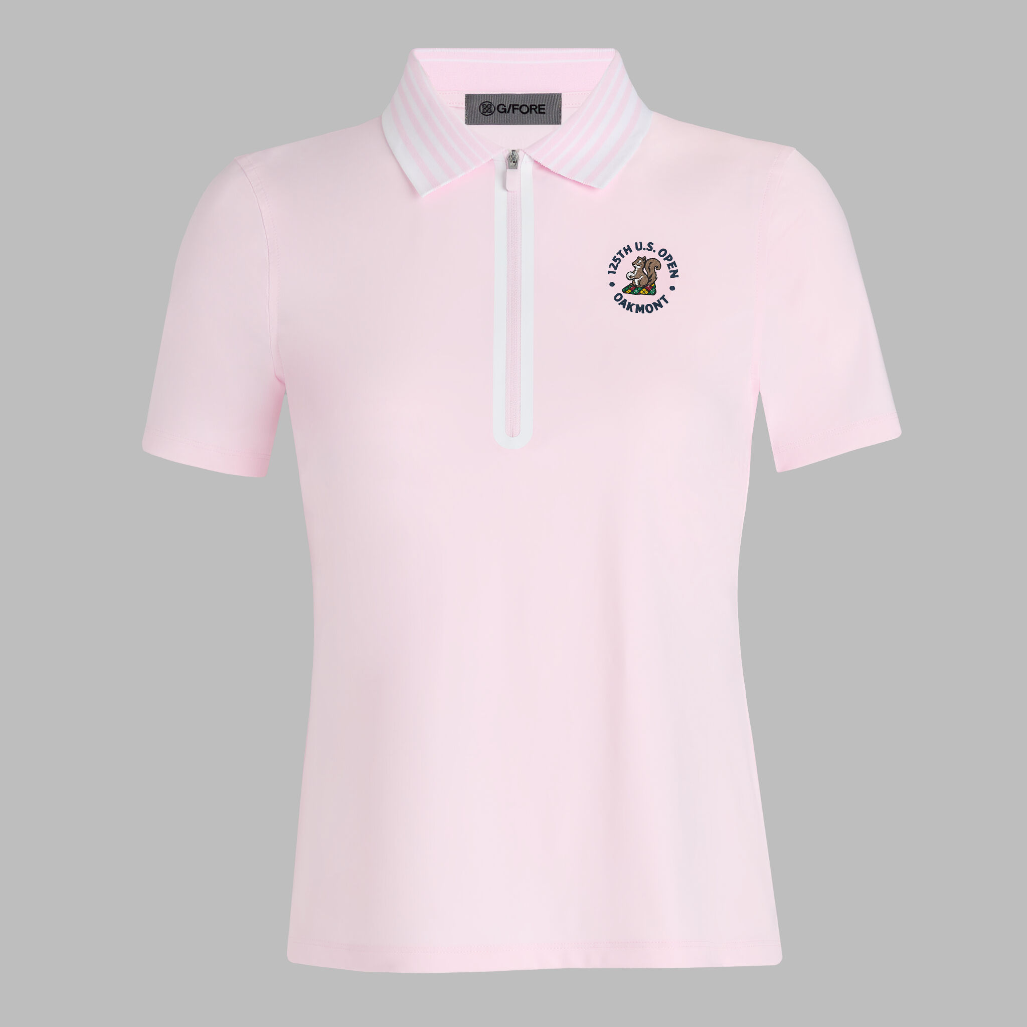 LTD RELEASE 2025 U.S. OPEN SILKY TECH NYLON QUARTER ZIP POLO