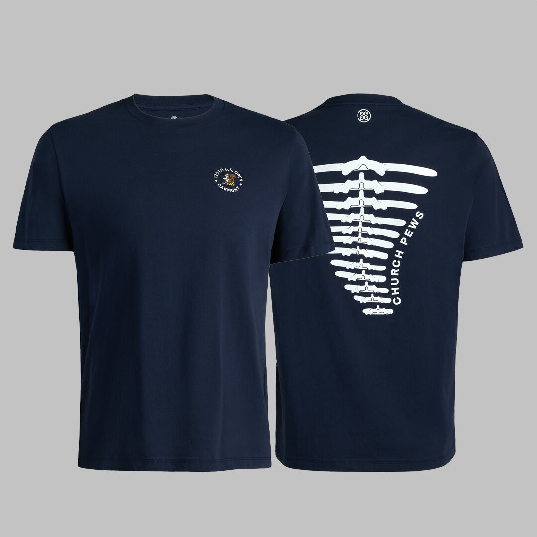 2025 U.S. OPEN CHURCH PEWS COTTON TEE